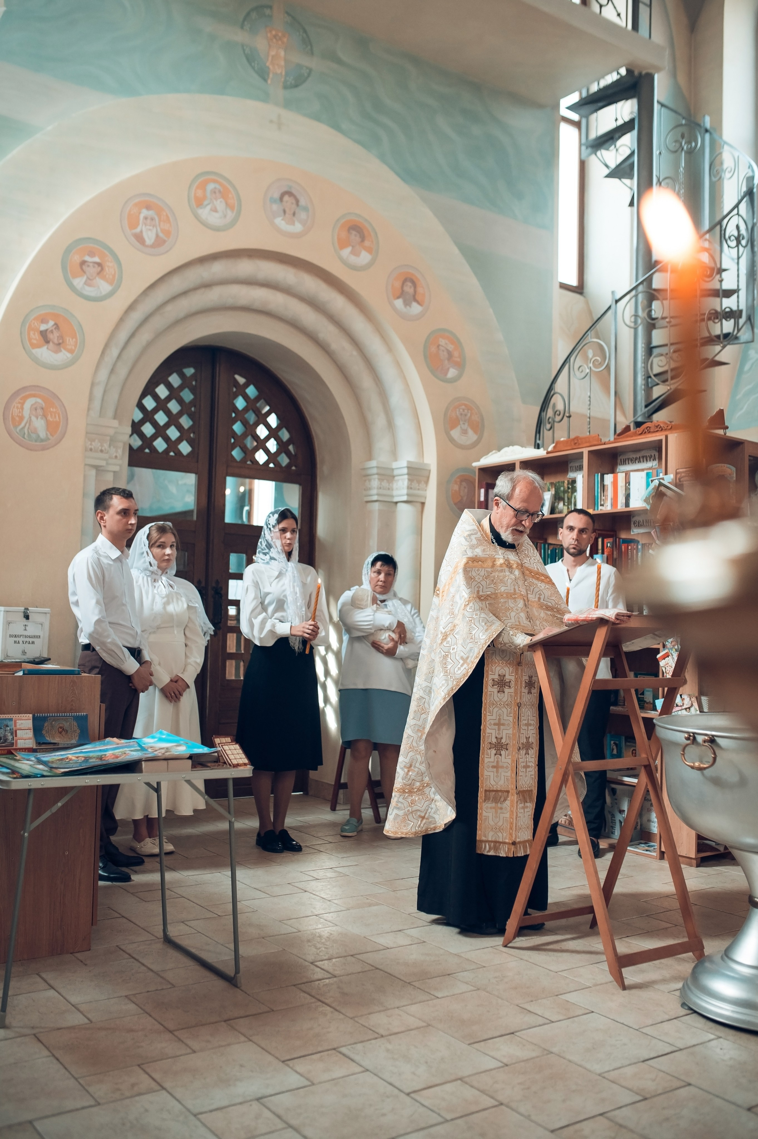 Таинство Крещения Церковь иконы Божией матери Всецарица. Семейный фотограф Олеся Батурина Рязань