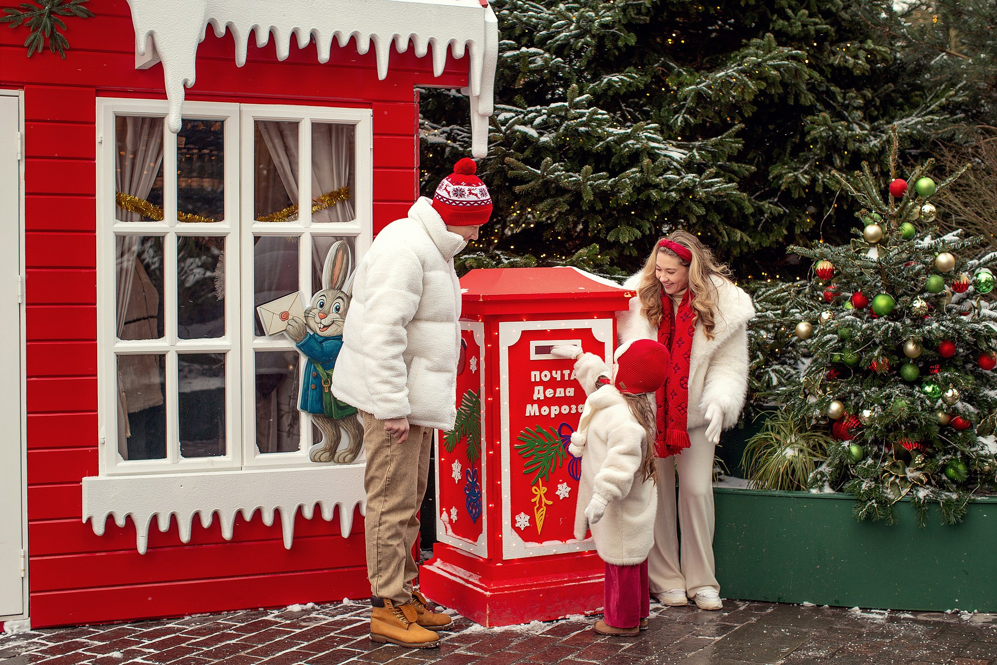 Атмосферная фотосессия на новогодней ярмарке. Семейный фотограф Татьяна Надеждина | Москва, Московская область, Ярославль
