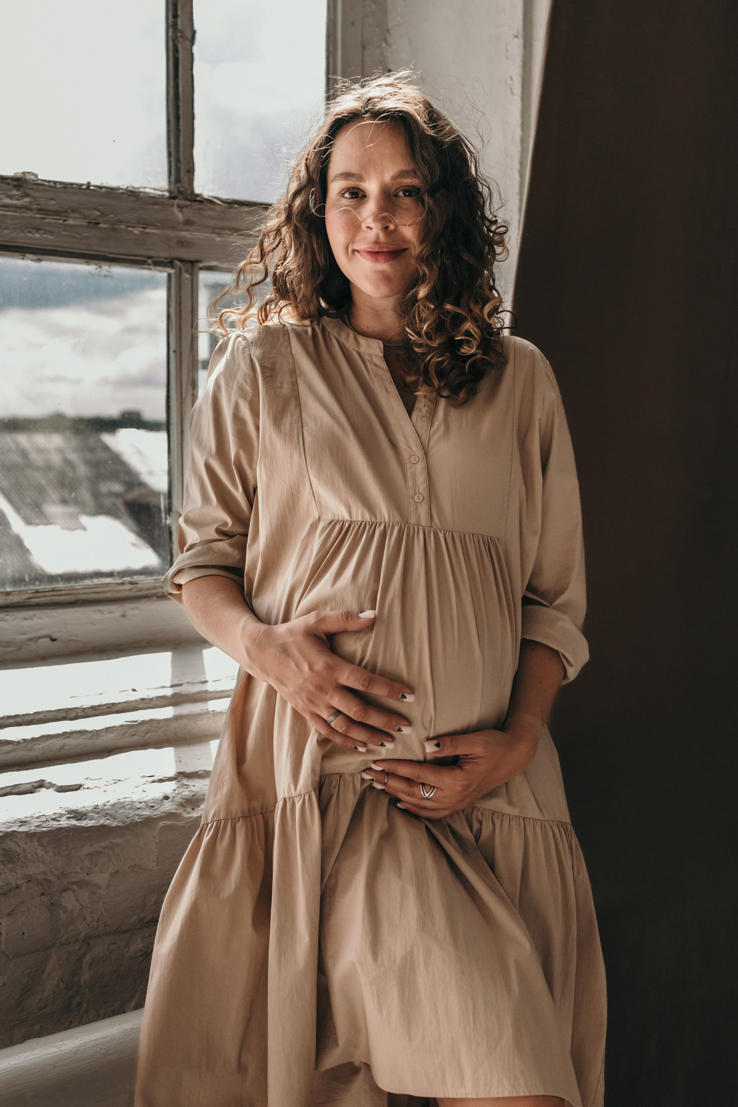 Фотосессия беременности в студии в Балашихе для Надюши и Романа. Семейный фотограф в Москве, Щелково, Фрязино _ Виктория Степанова