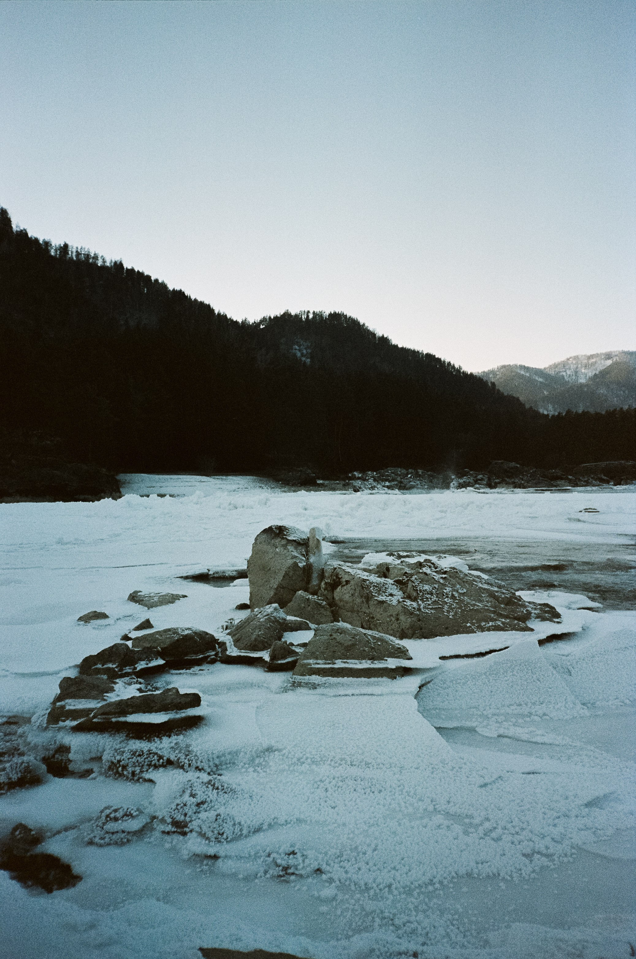 Кедровый остров в суровый мороз. Фотограф-документалист Мария Осокина