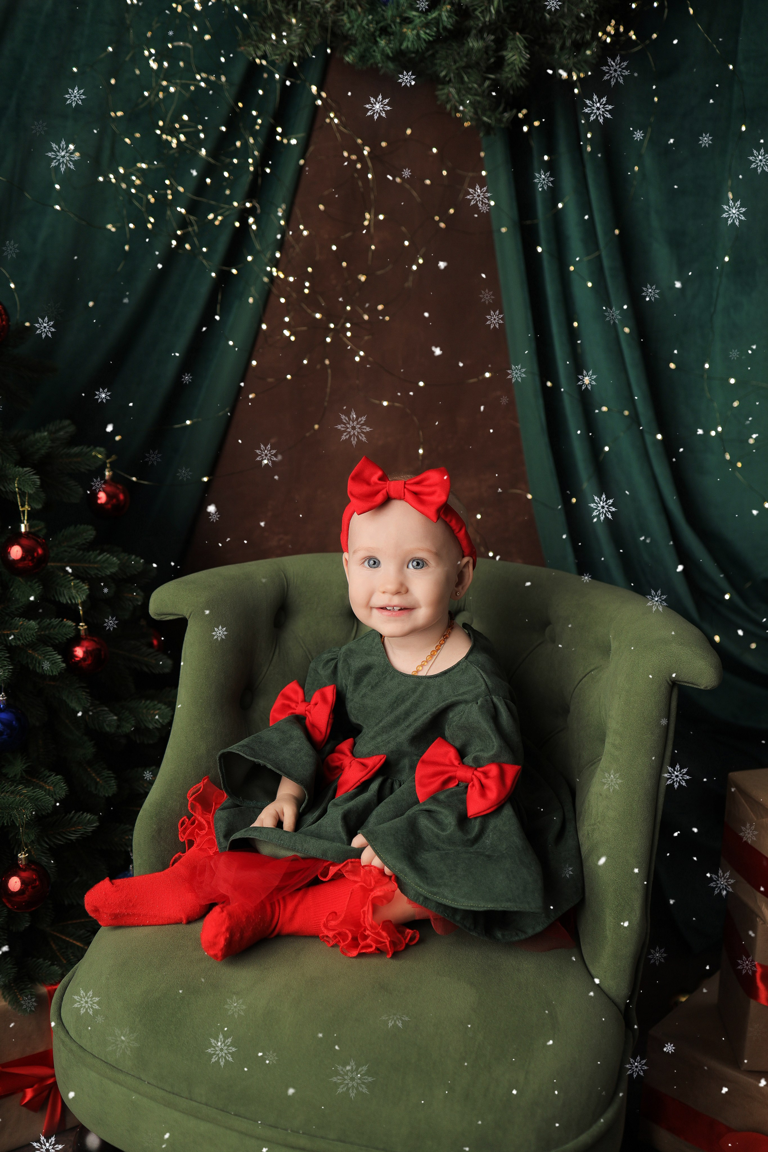 Милена, 1 годик. Фотограф новорожденных в Новокузнецке Анна Горошникова