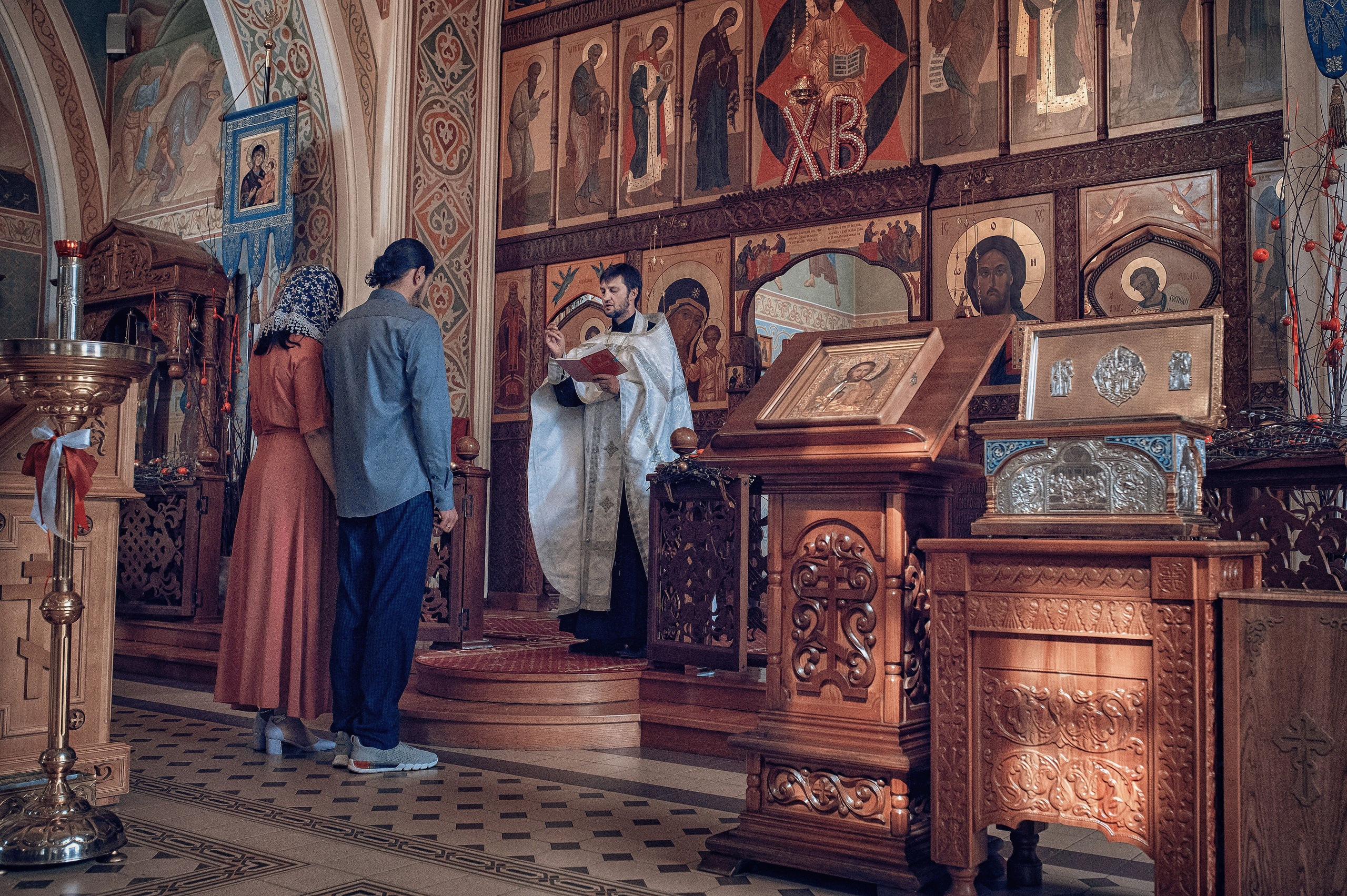 Съемка таинства венчания. Фотографы крещения/венчания  Красноярск Татьяна и Вячеслав Переваловы
