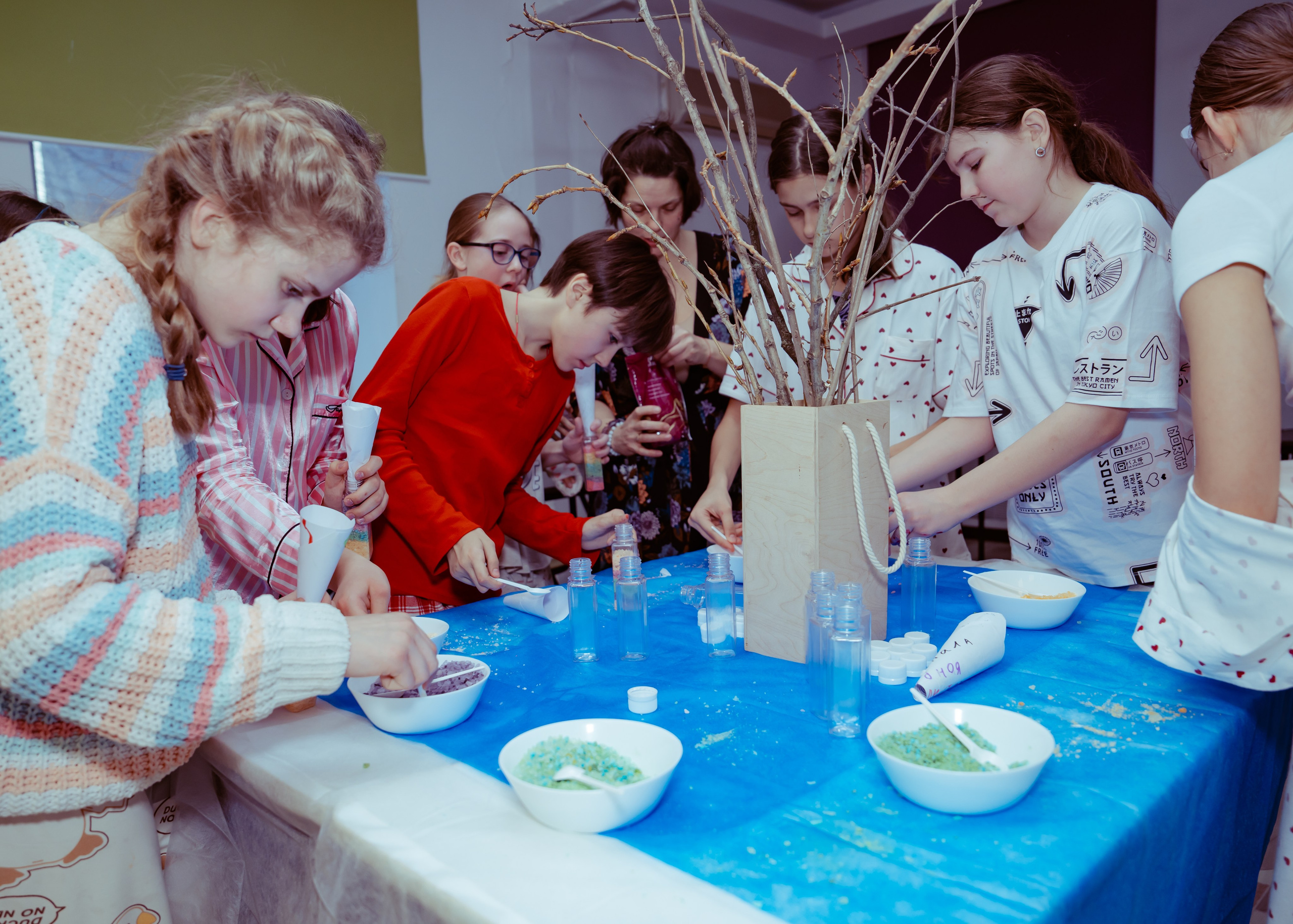 «Пижамная вечеринка». Крамер Юлиана детский и семейный фотограф
