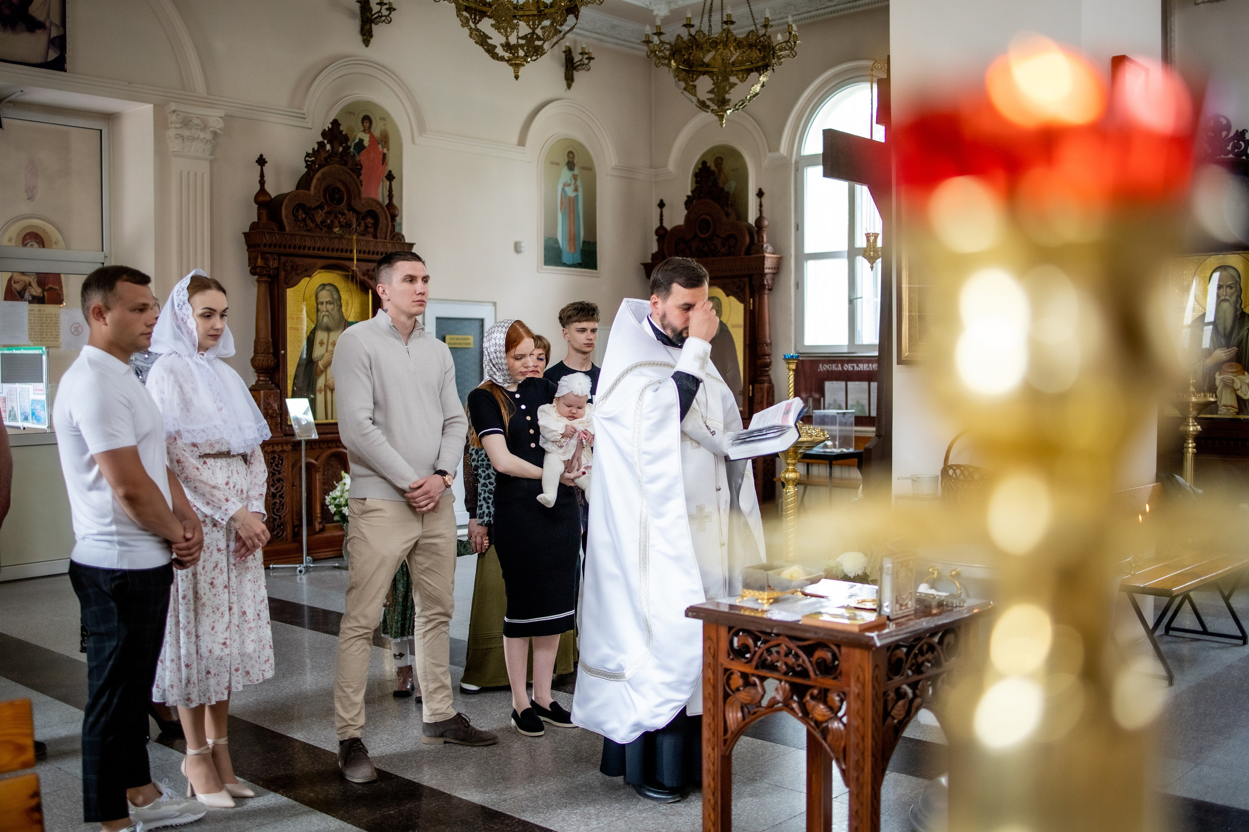 Крещение Софии. Фотограф Надежда Лукьянова