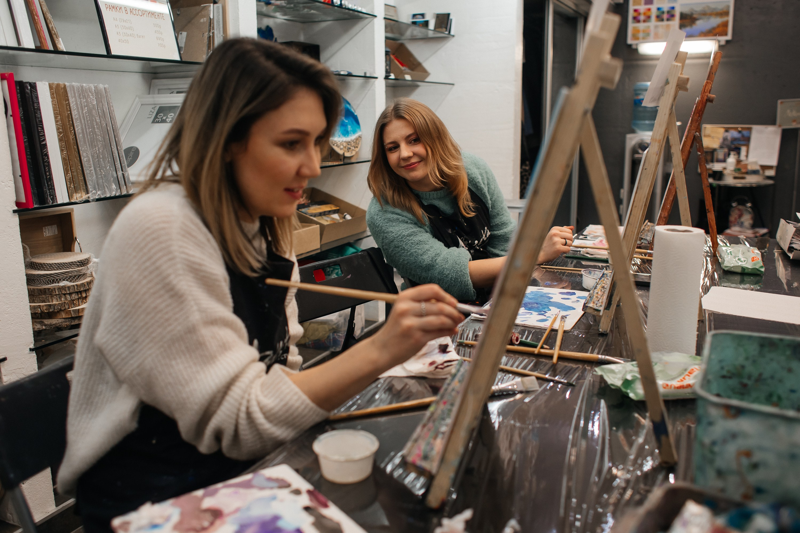 Artista. Мастер-класс по живописи. Семейный фотограф в Санкт-Петербурге Ева Маркова