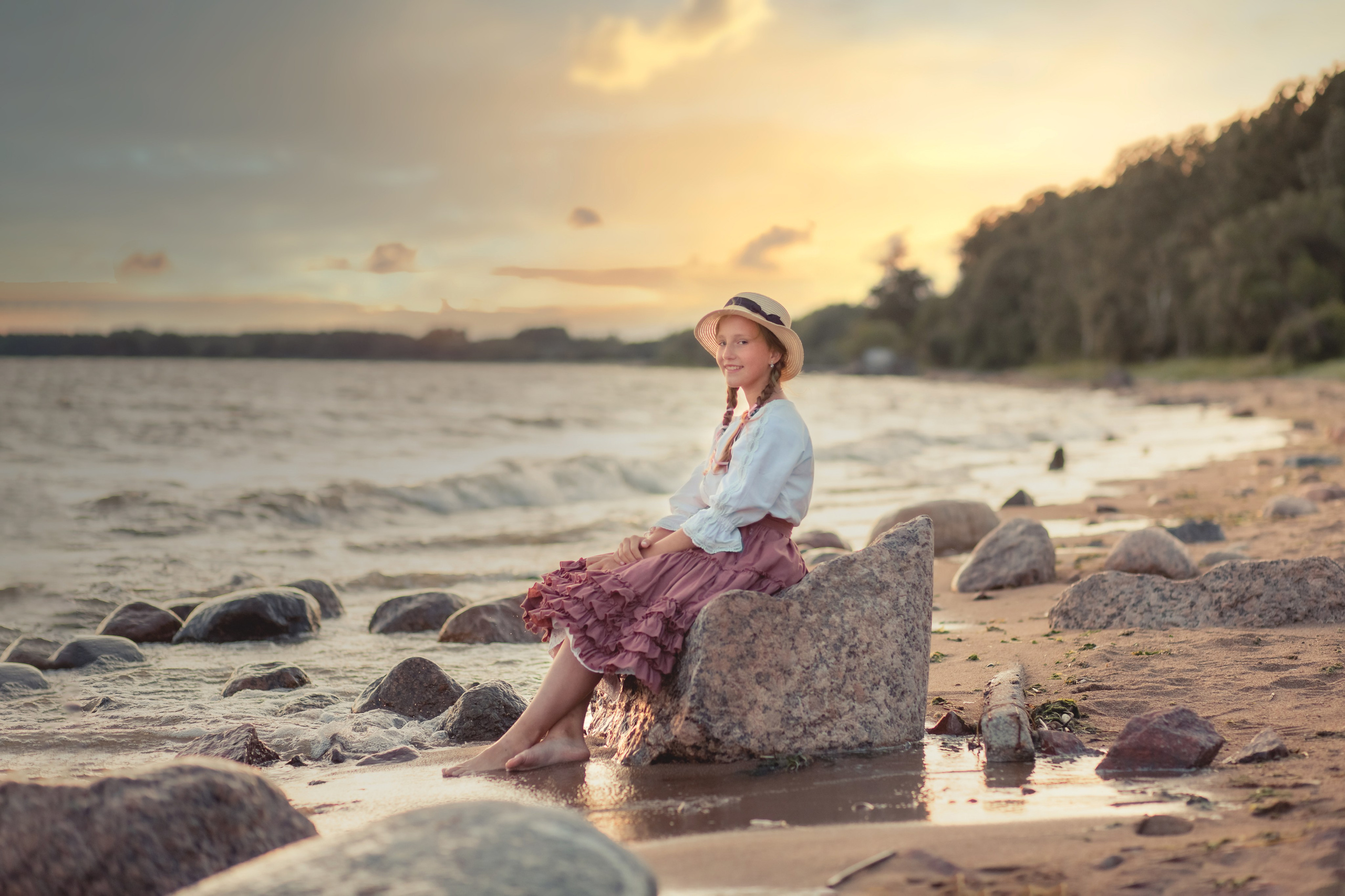 На берегу. Детский фотограф в Санкт-Петербурге Анна Ляшевич