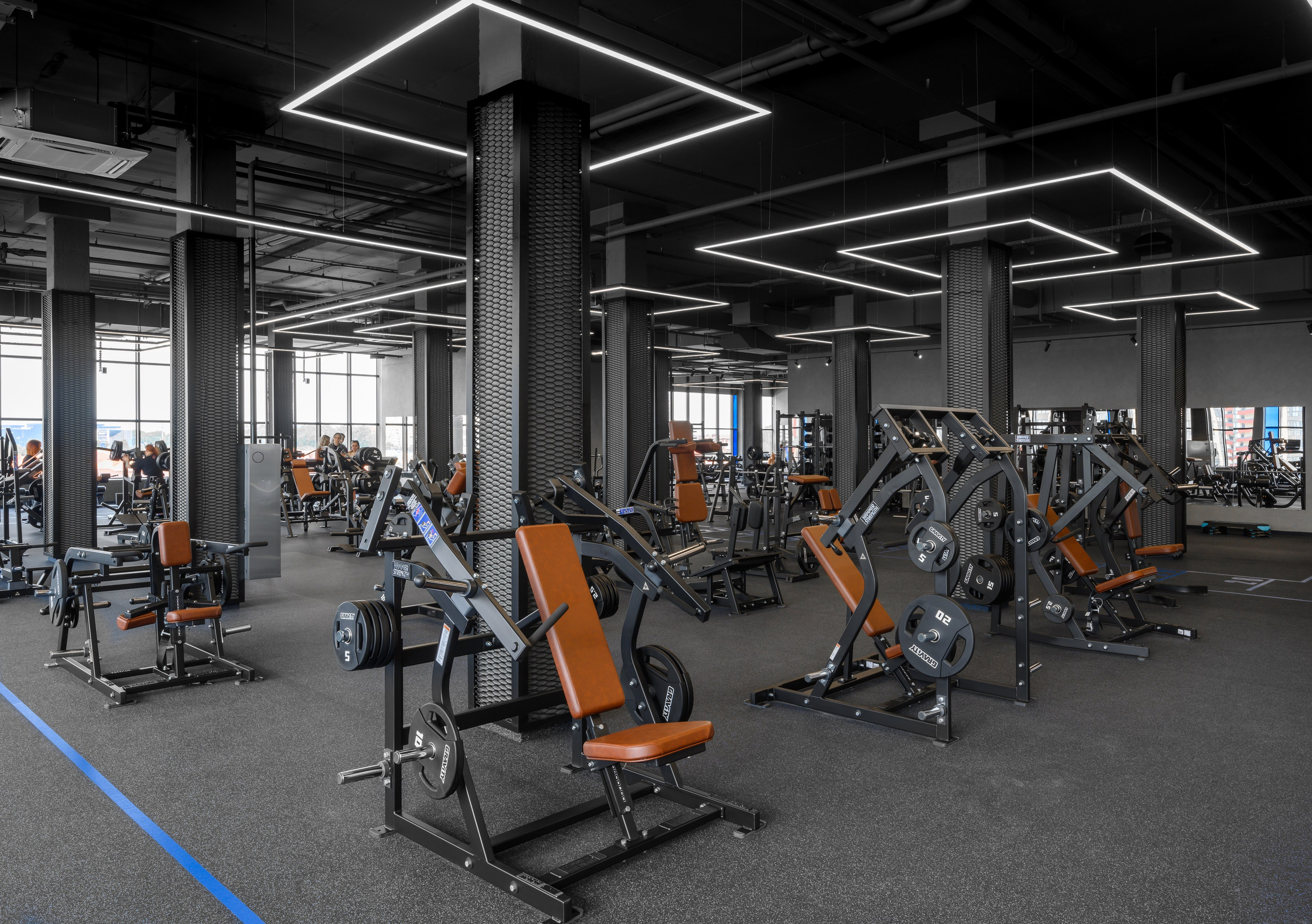 Flame fitness. Интерьерный фотограф Краснодар Денис Педань