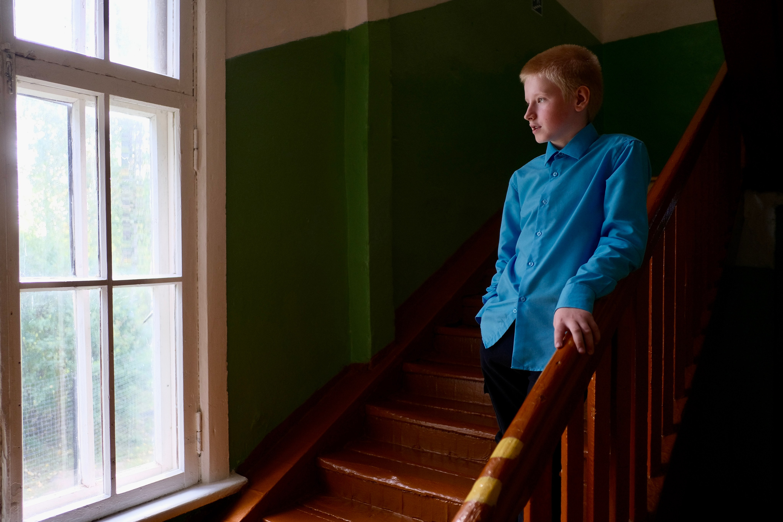 Ольховская школа, поселок Мирный, Вологодская область. Фотограф Евгений Андреев