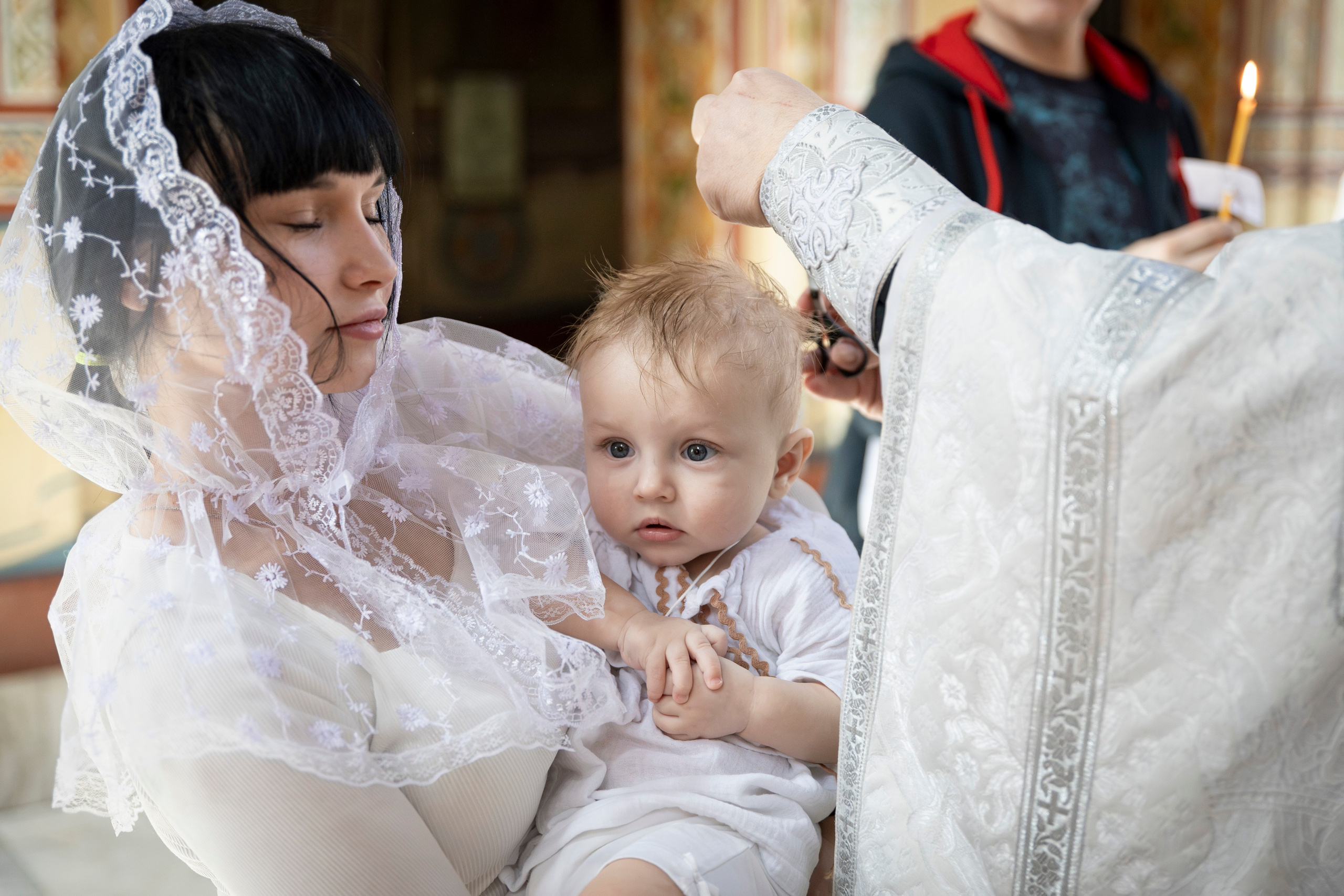 Крещение Алексея, Стефании и Александра. ТОП Фотограф на Крещение и Венчание Железногорск Алексей Мещеряков