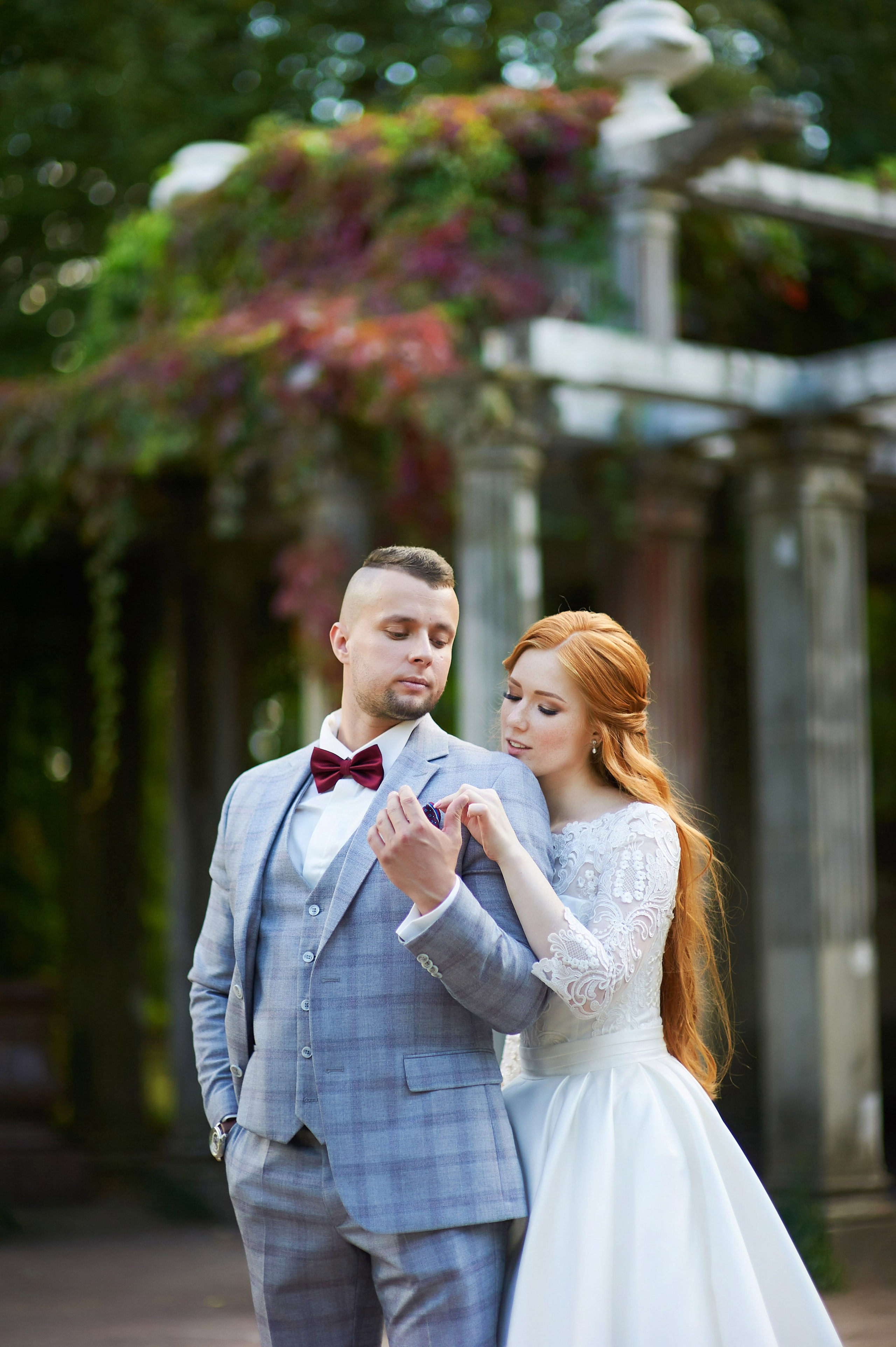 Красивейшая свадебная прогулка для проведения фотосессии своей свадьбы по Екатерининскому парку в Пушкине Наталии и Александра. Портретный, семейный и свадебный фотограф в Санкт-Петербурге и в Пушкине Ширяев Денис