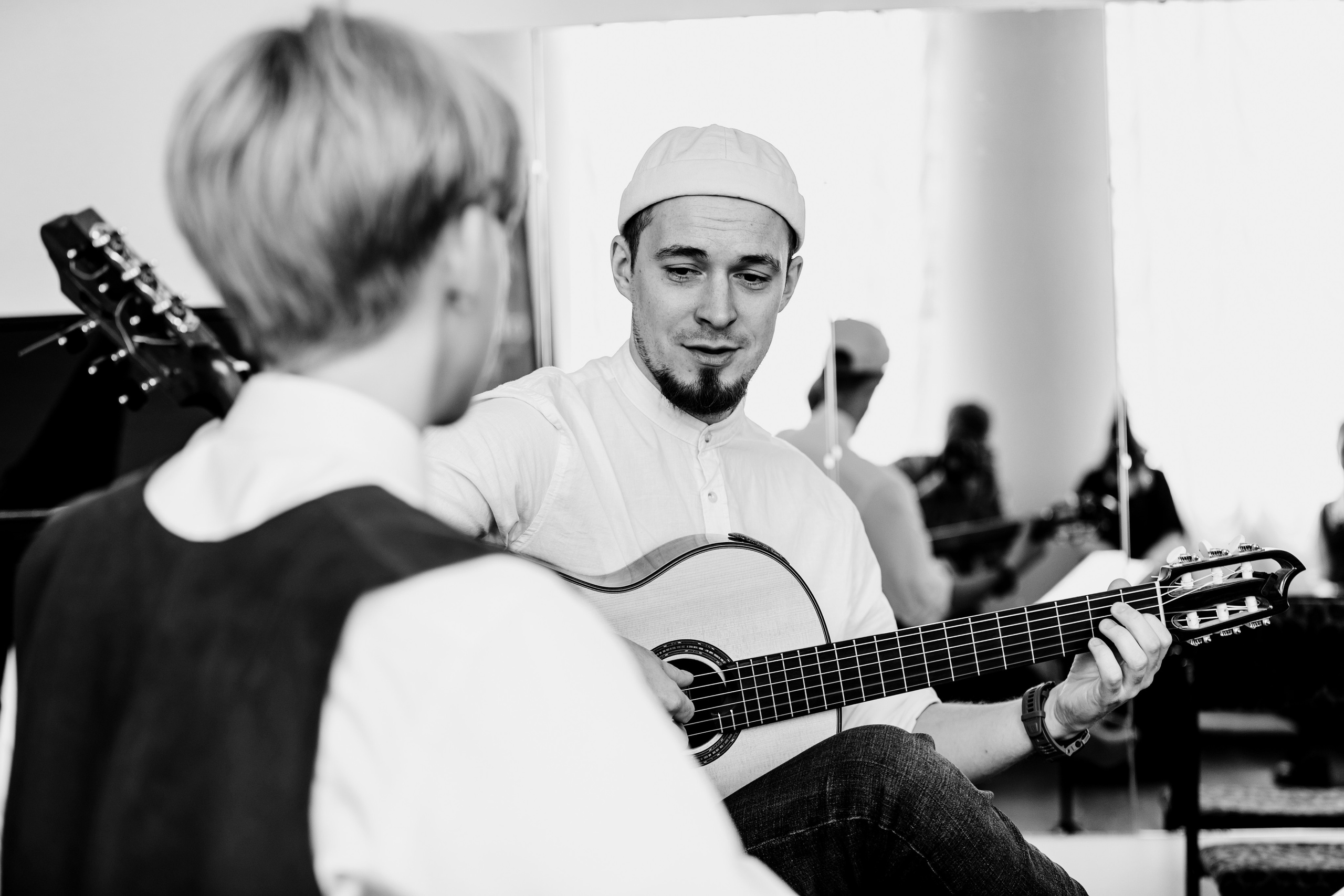 Урок музыки. Фотограф Андрей Гузеев