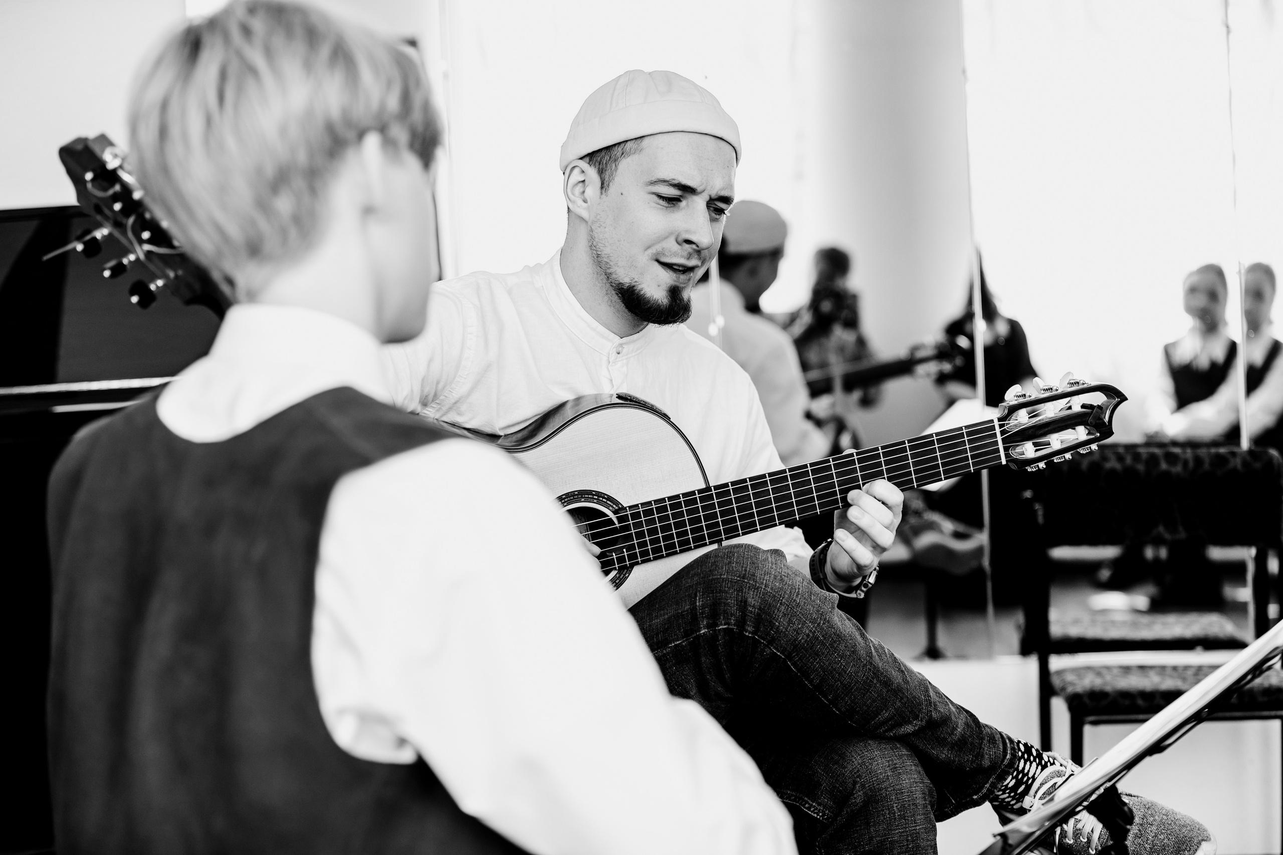 Урок музыки. Фотограф Андрей Гузеев