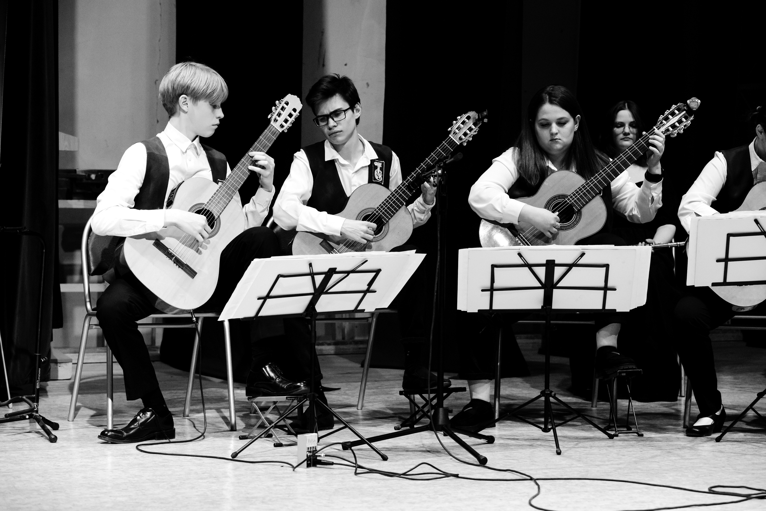 Детский гитарный ансамбль. Фотограф Андрей Гузеев