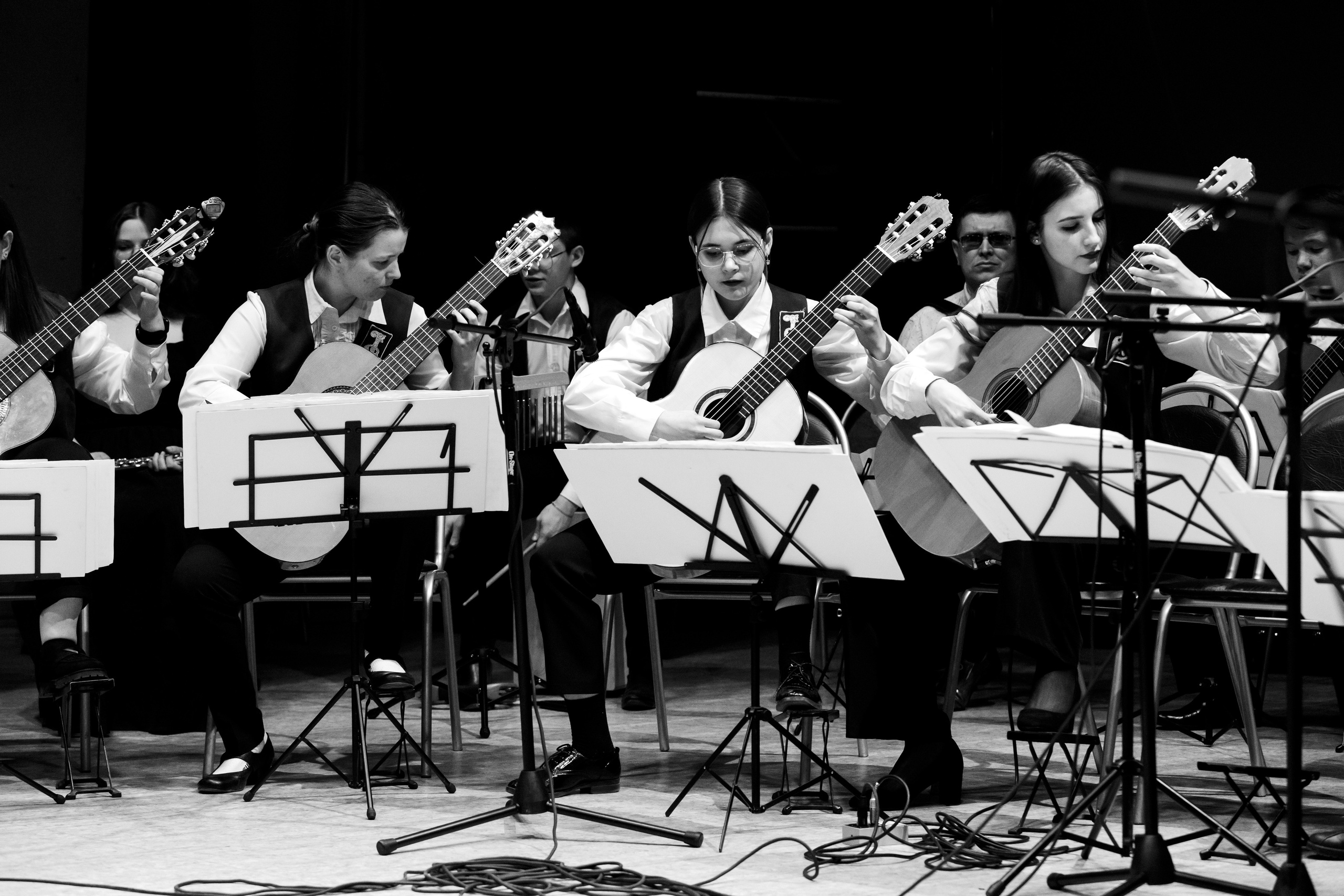 Детский гитарный ансамбль. Фотограф Андрей Гузеев