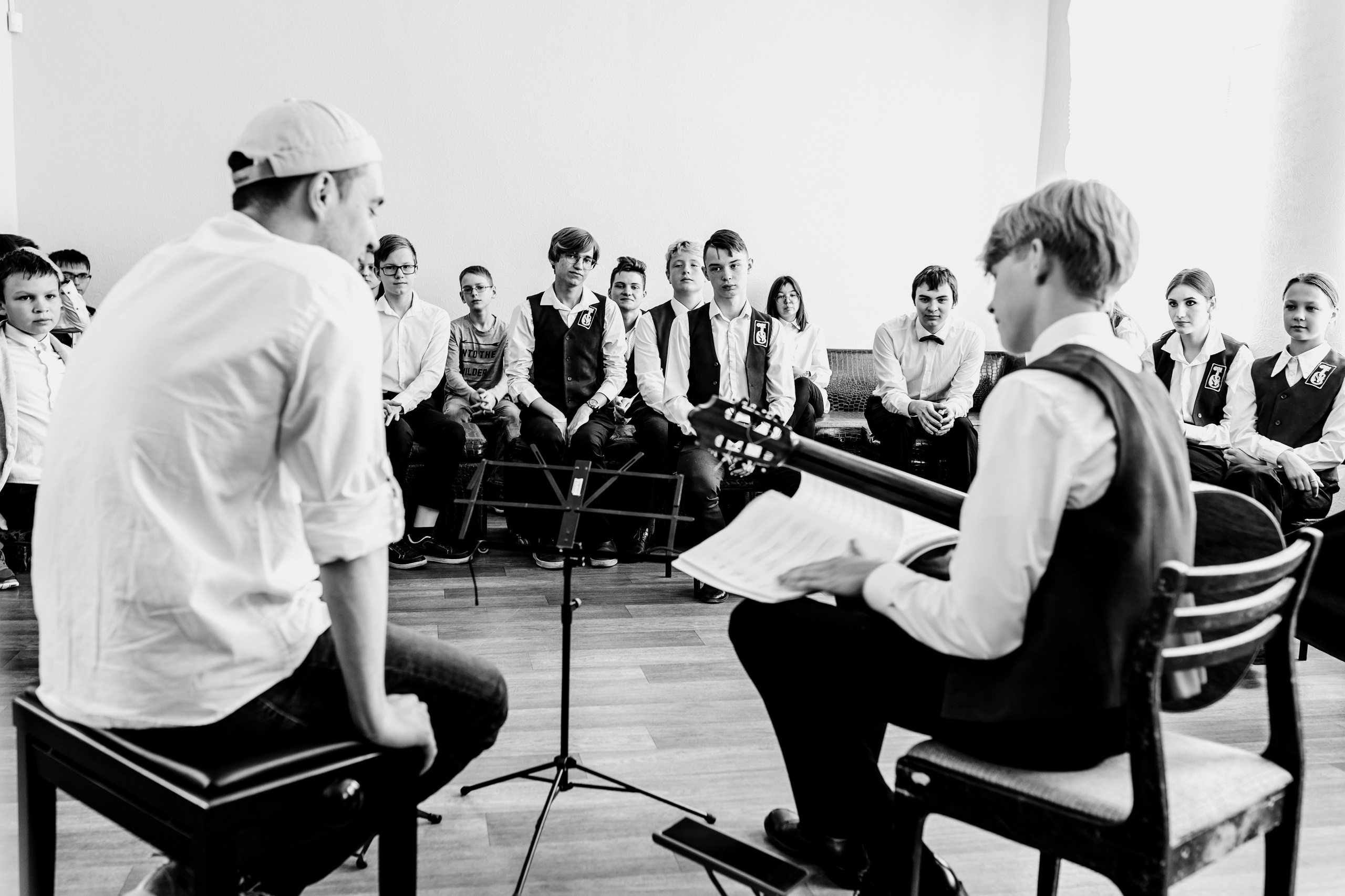 Урок музыки. Фотограф Андрей Гузеев