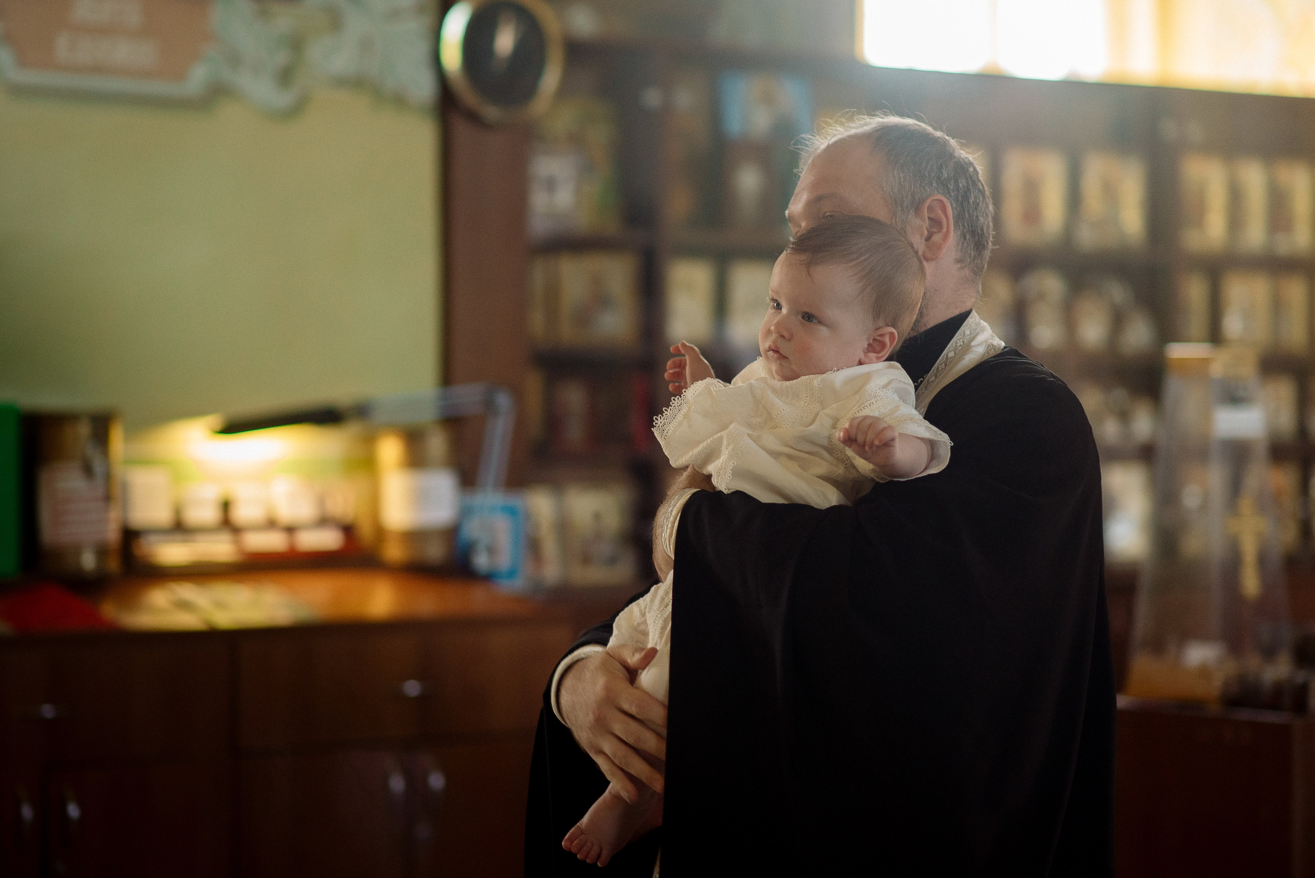 Крещение Сашули. Фотограф Мария Стрелкова