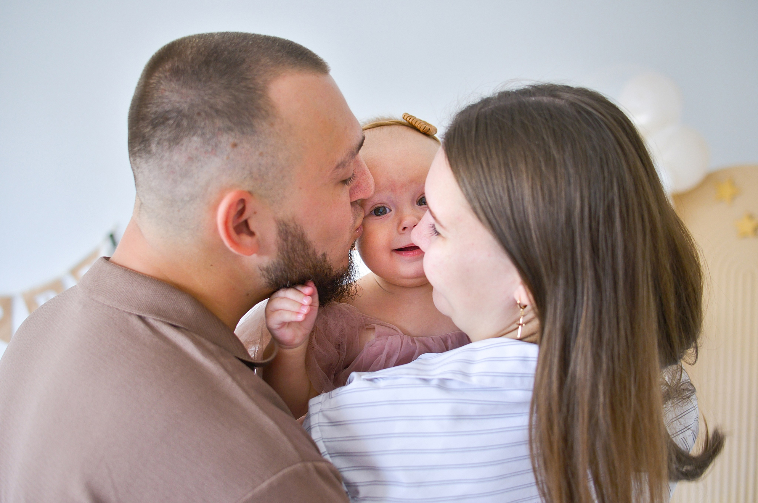 Детская семейная фотосессия на годик. Фотограф новорожденных Краснодар Малышенко Надежда