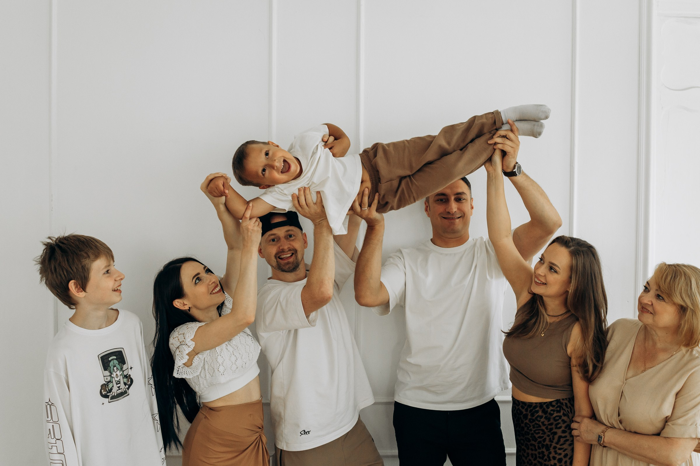 Большая семья. Семейный фотограф Тюмень Смирнова Юлия