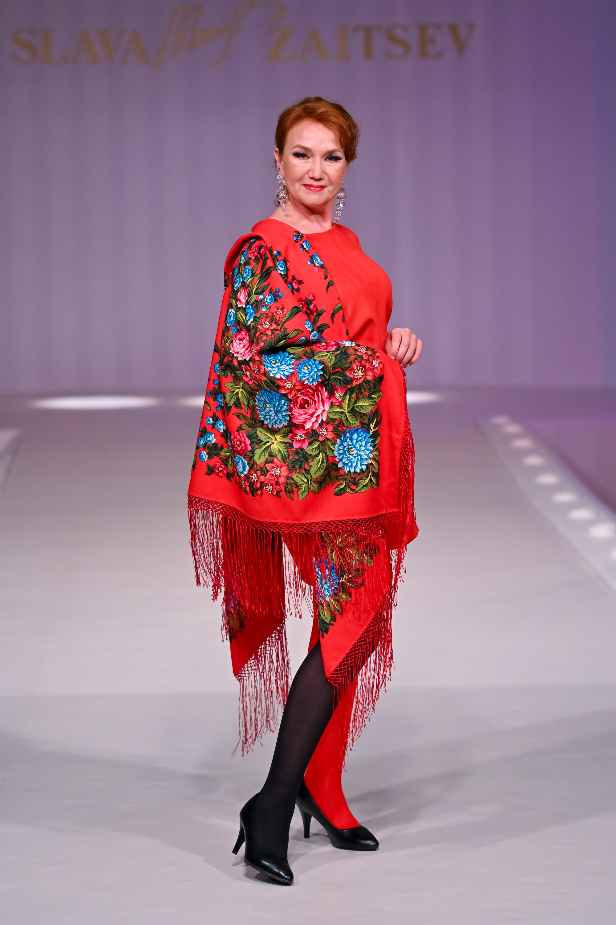 Показ в доме моды В.Зайцева. Коллекционер и искусствовед Олеся Ястребова