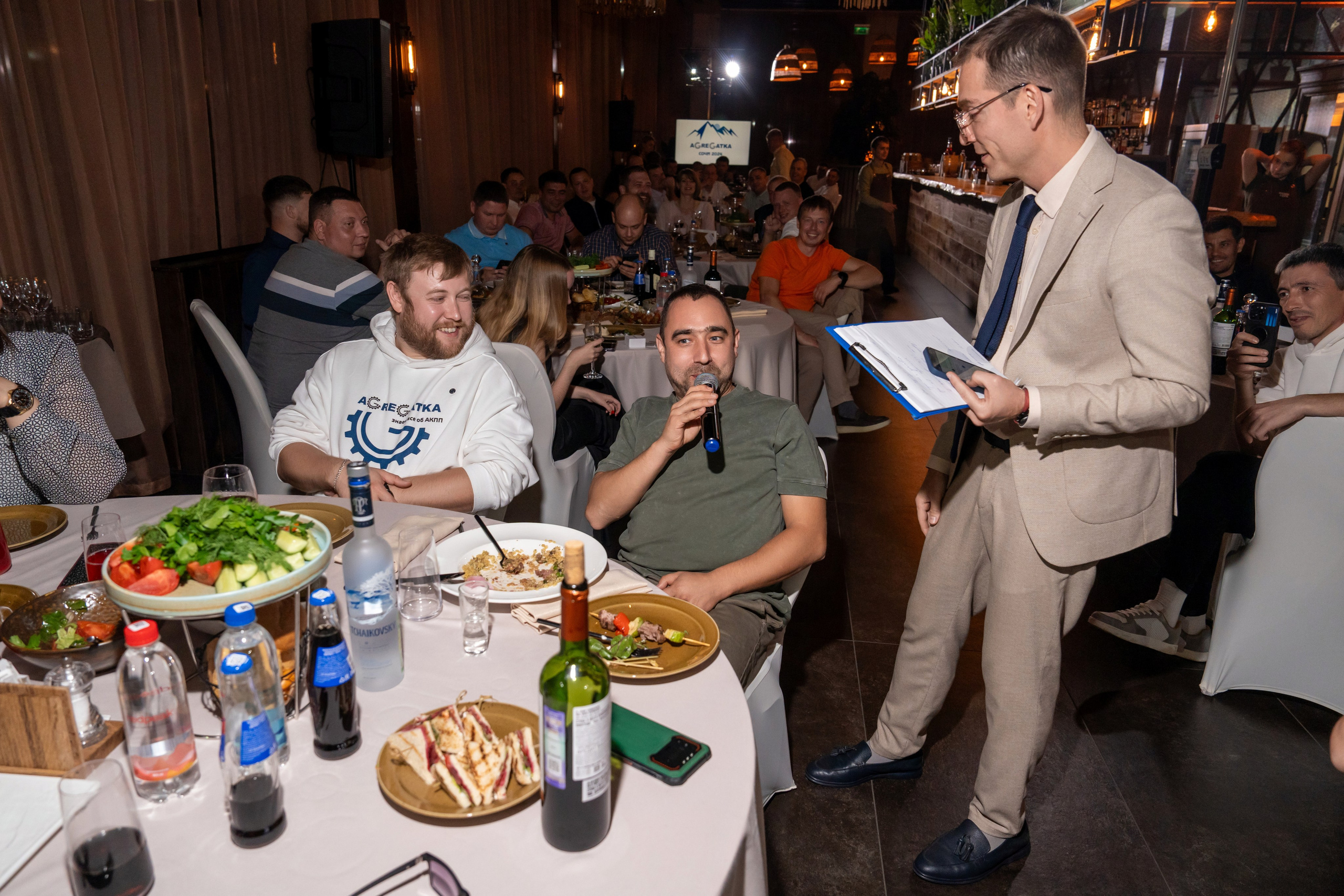 Гала-ужин для компании «Agregatka». Репортажный фотограф в Красной Поляне и Сочи Павлюченко Екатерина