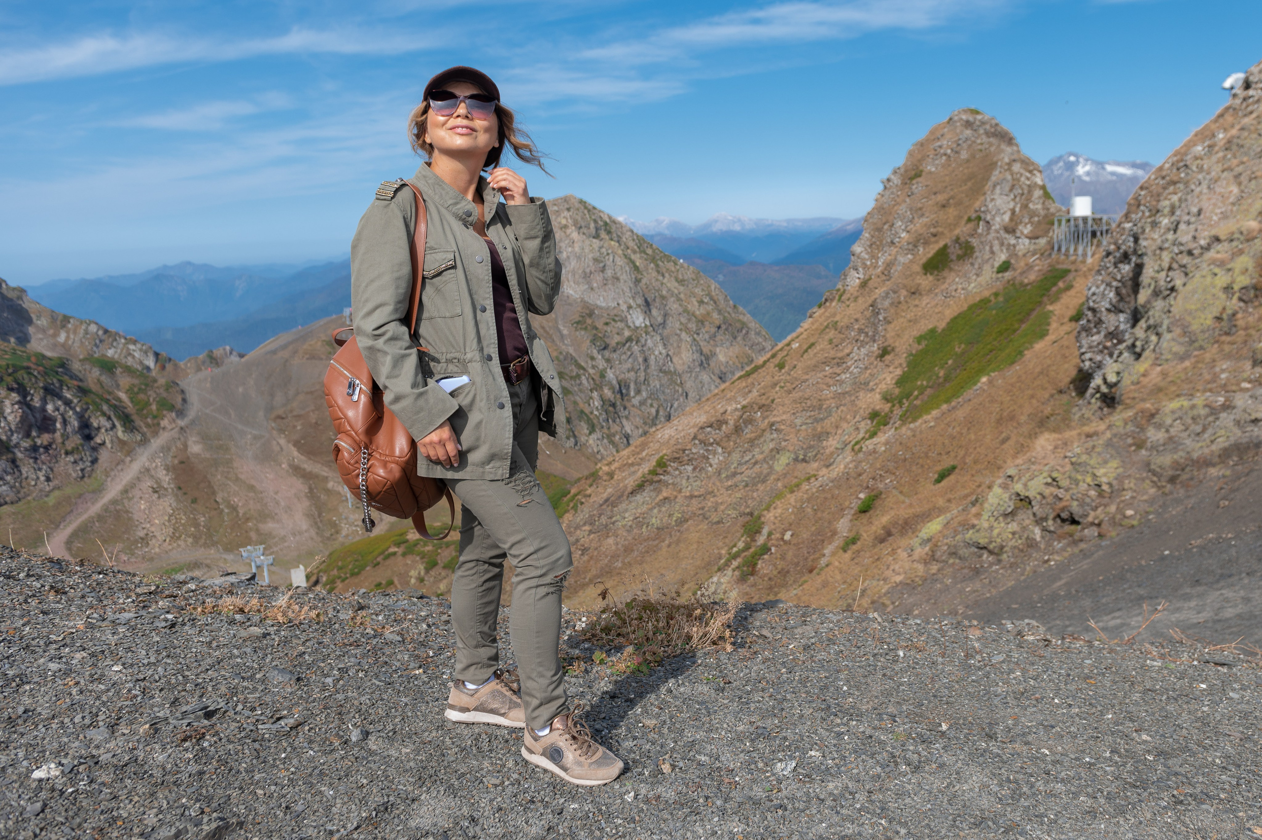 Хайкинг по трем курортам Красной Поляны 2022. Репортажный фотограф в Красной Поляне и Сочи Павлюченко Екатерина