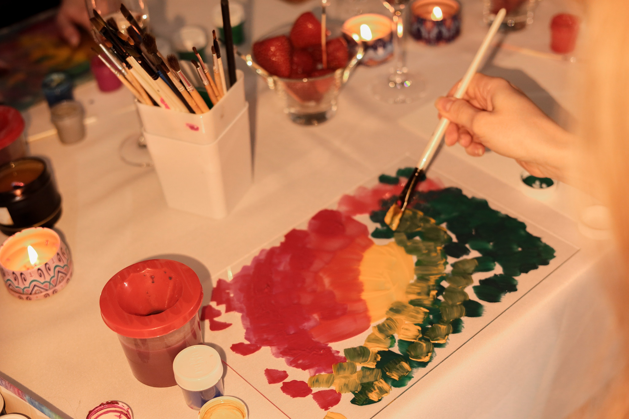 Арт-терапия + аэройога. Фотограф Надршина Лилия