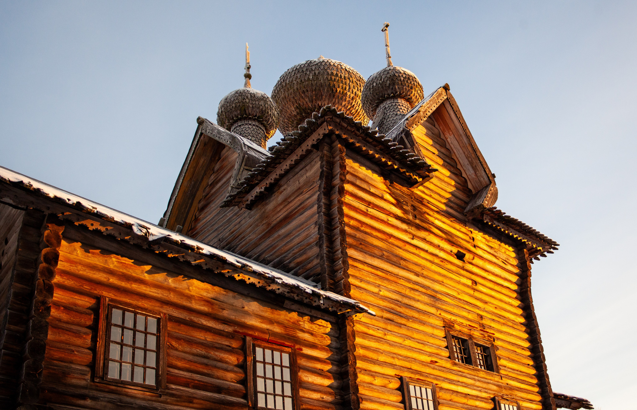 Church of Demetrius of Thessalonik built in 1783, Shcheleyki settlement, Onega Lake, Russia