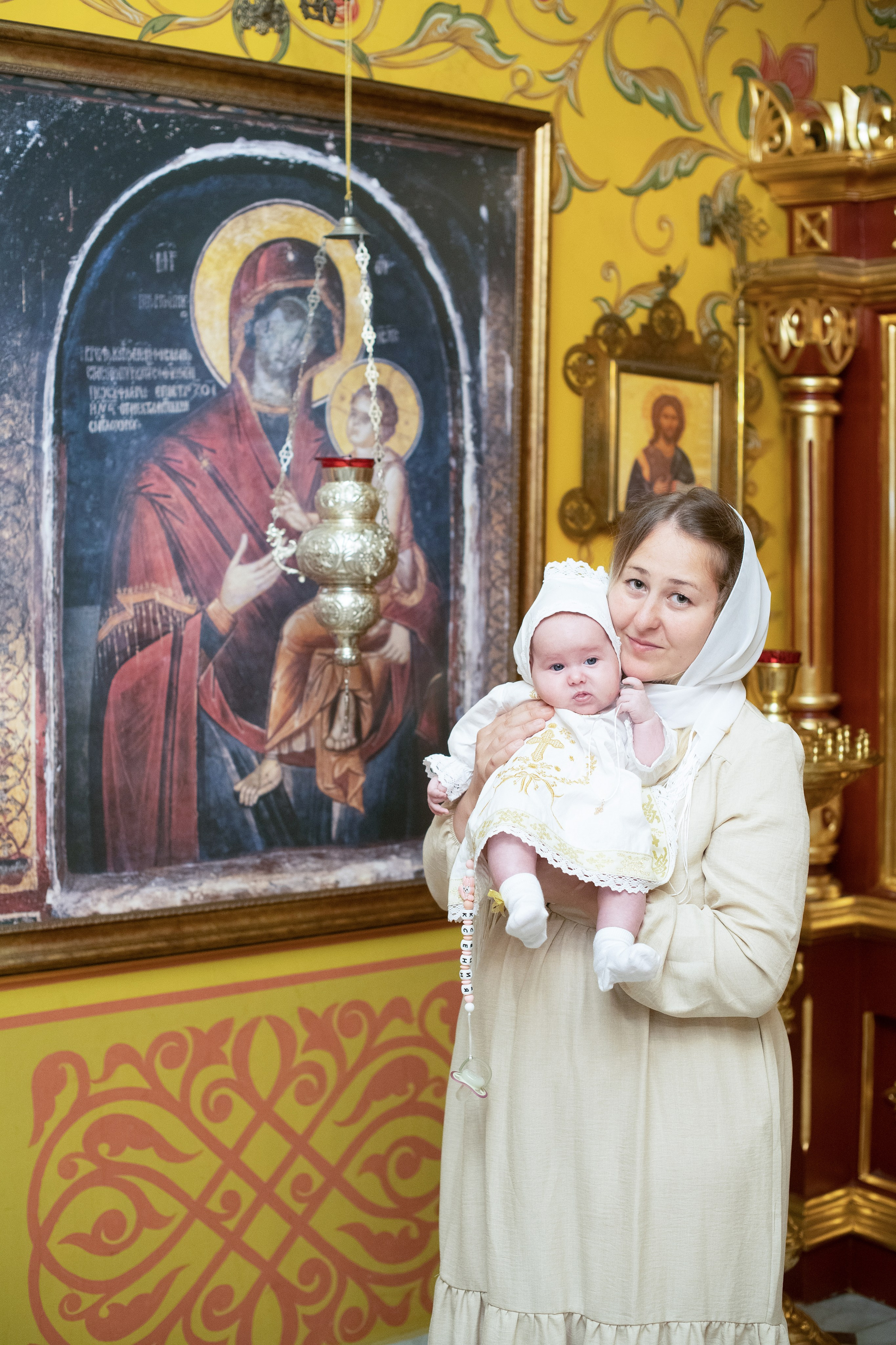 Крещение младенца Ксении в Люблино. Свадебный и портретный фотограф в Москве Галина Борисова