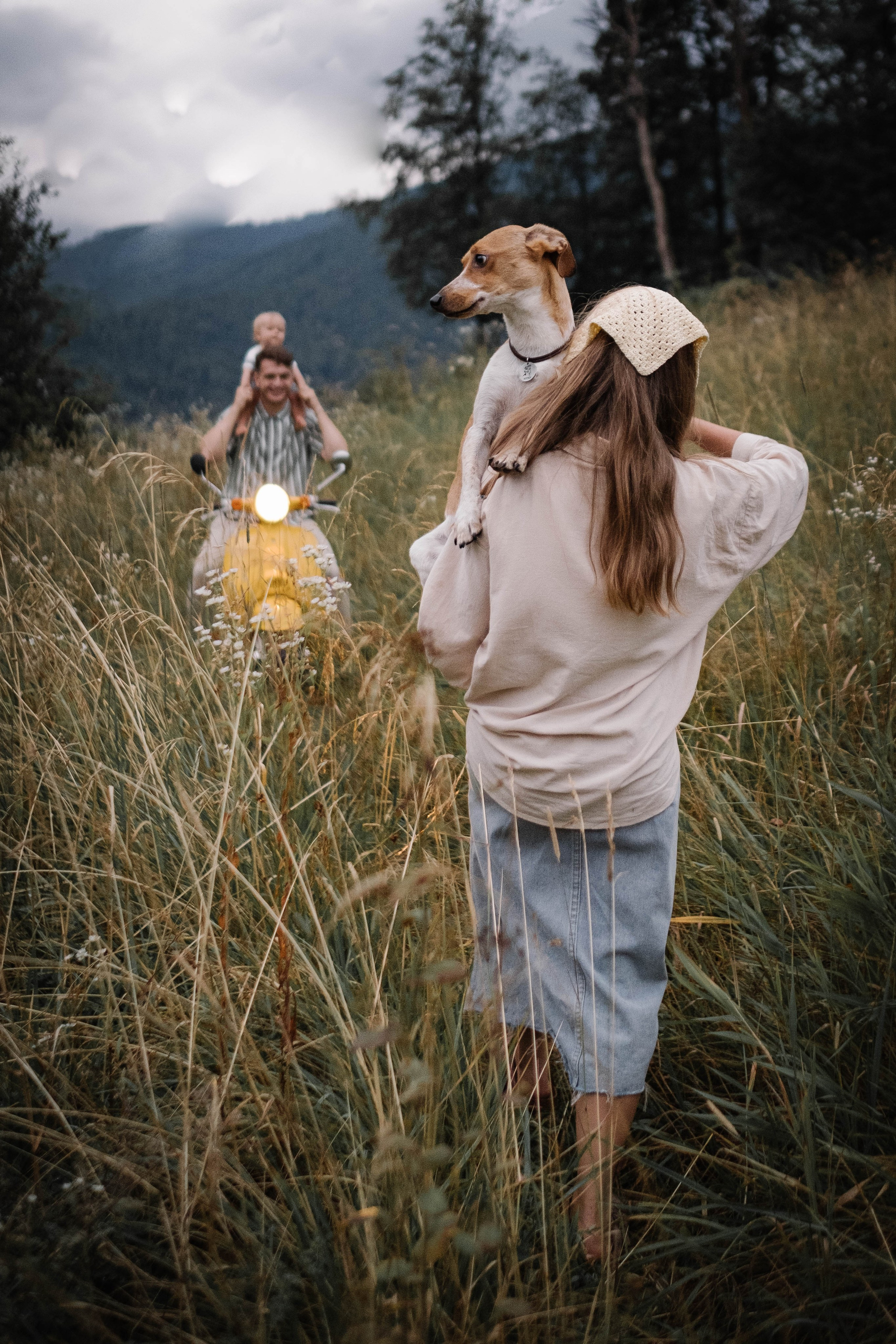 Семейная съемка в горах. Семейный фотограф в Санкт-Петербурге Дарья Косянчук