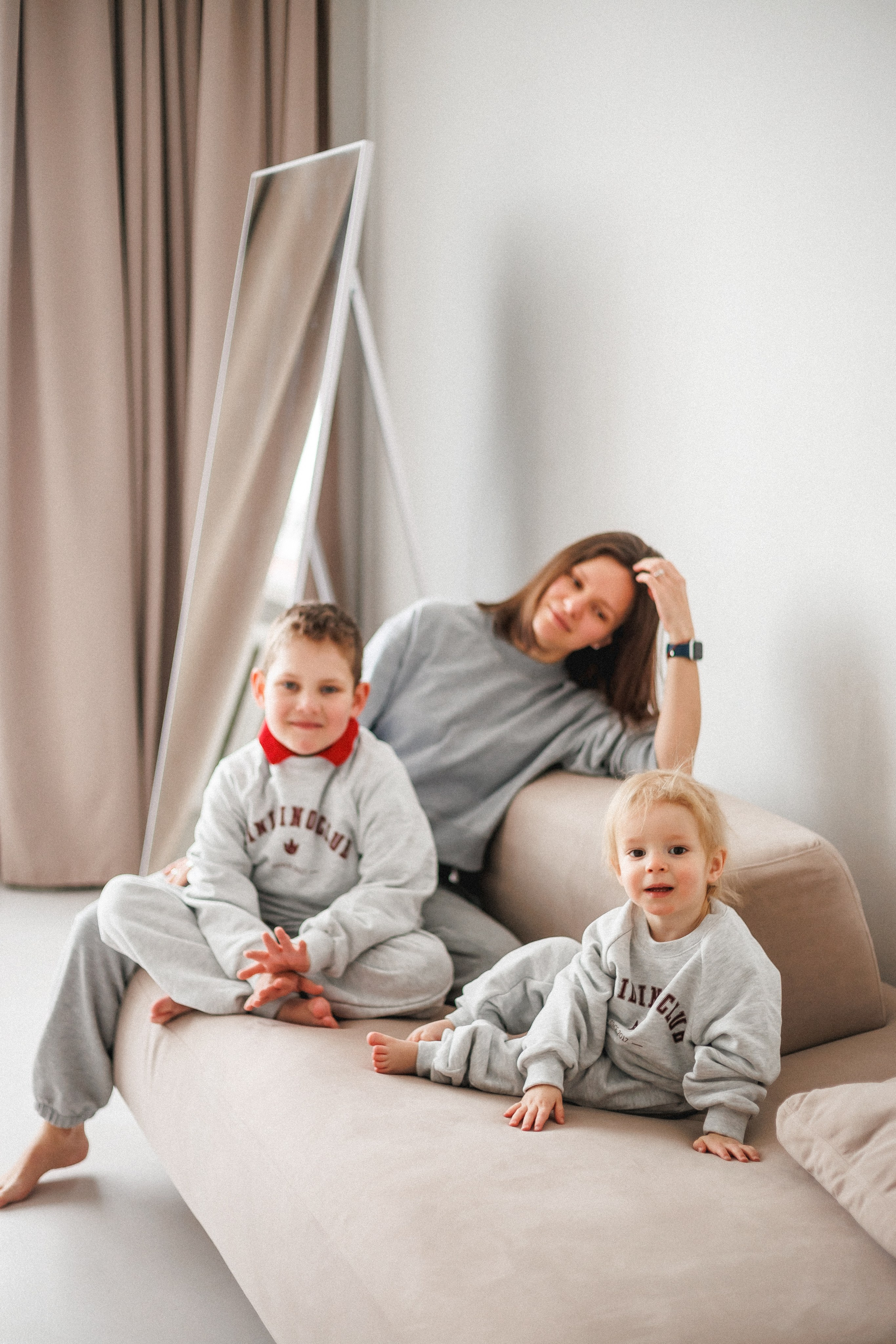 Даша и сыновья. Фотограф в Москве Базанова Дарья