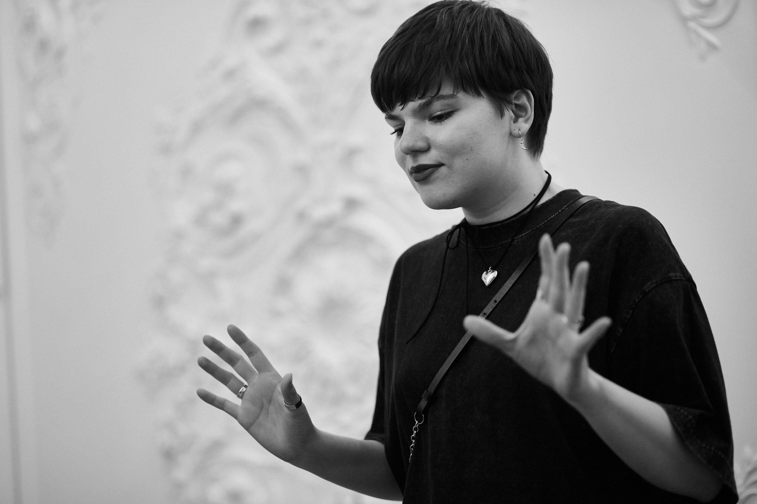 Лекция в салоне «Аврора». Фотограф Юлия Маринина