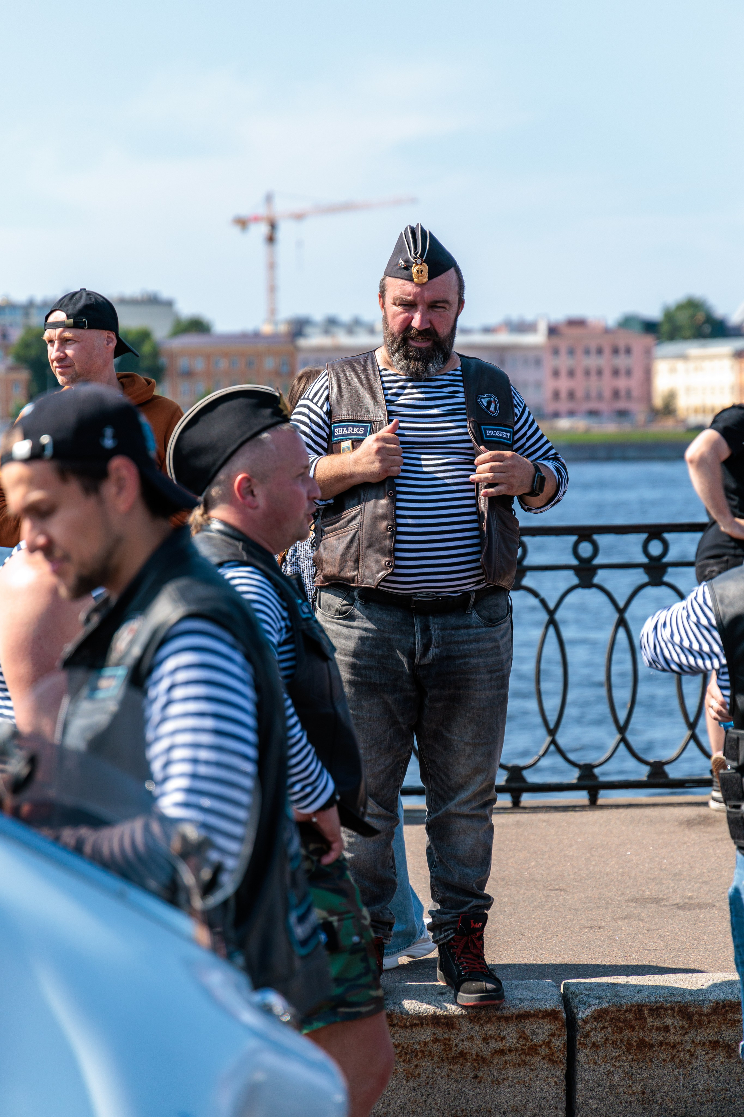День ВМФ с мотоклубом 28.08.24. Репортажный фотограф Санкт-Петербург | Роман Карбышев