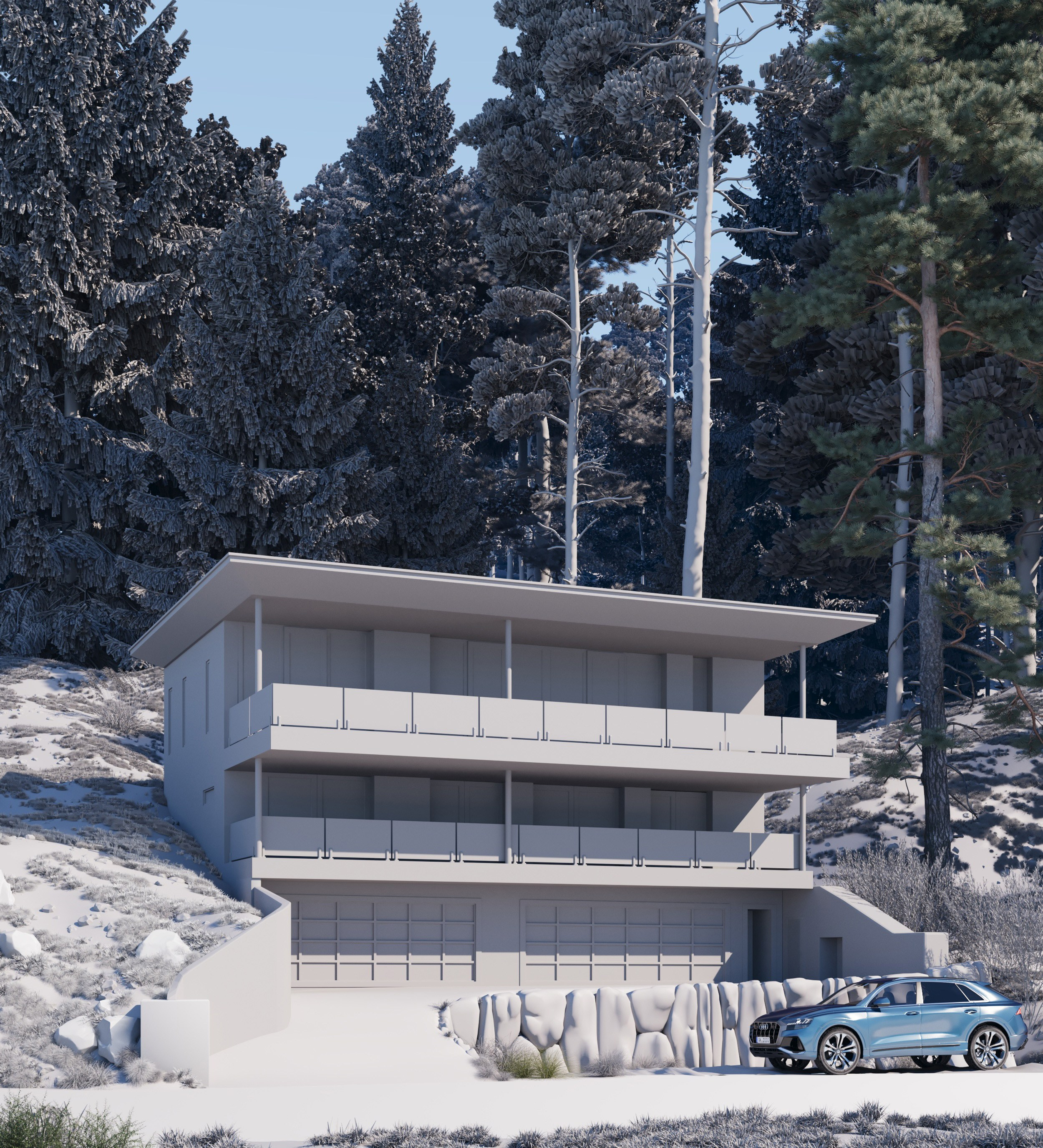 Визуализация экстерьера. 3D визуализация/ Юлия Будник