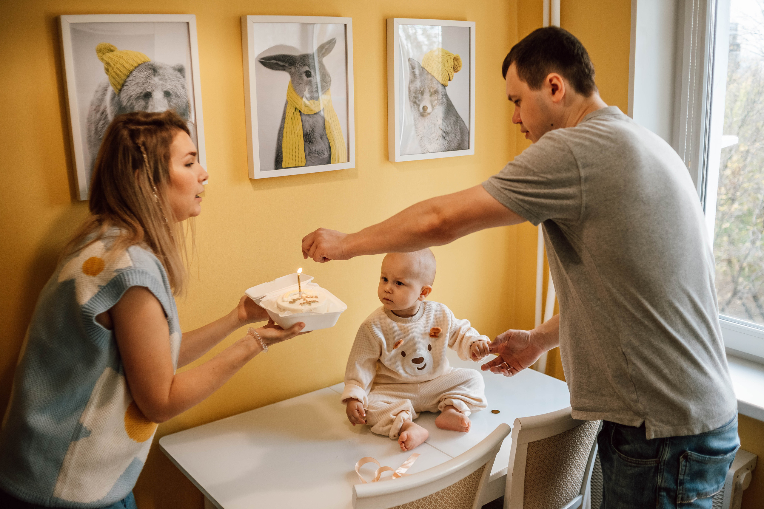 Первый День Рождения. Семейный и детский фотограф в Нижнем Новгороде Наумова Лидия