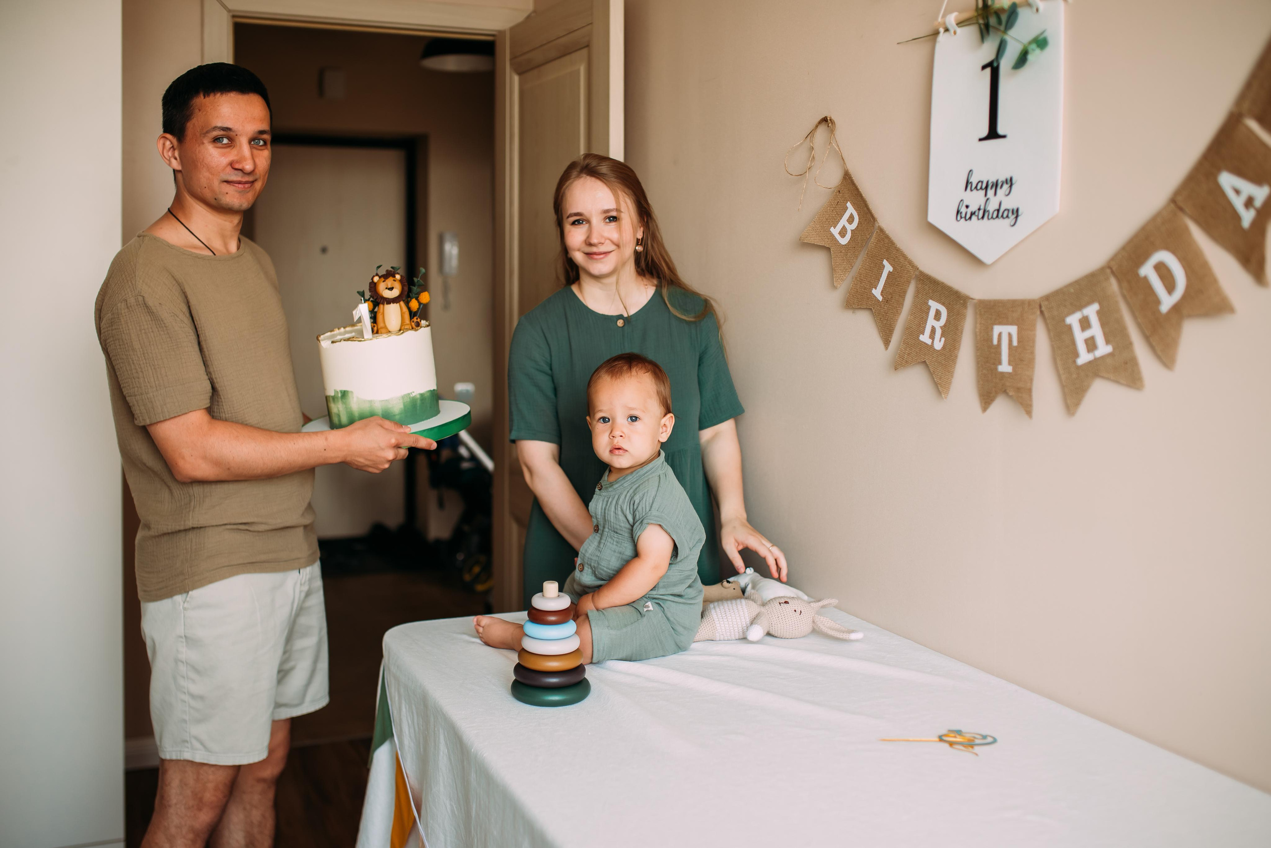 Первый День Рождения. Семейный и детский фотограф в Нижнем Новгороде Наумова Лидия