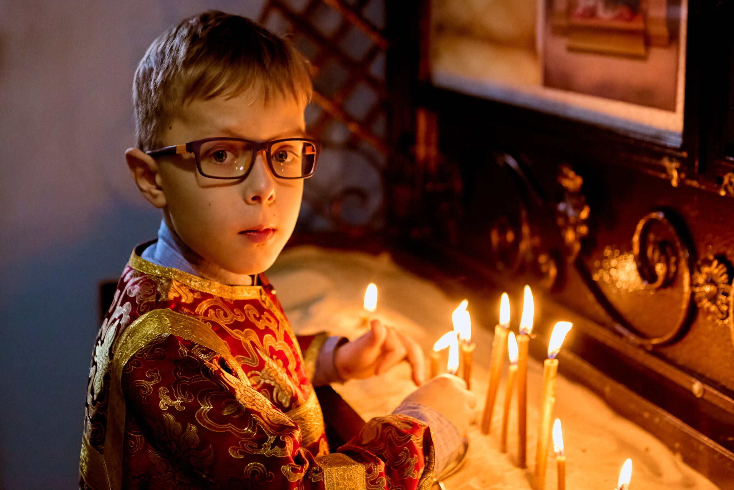 Фотографии во время богослужения