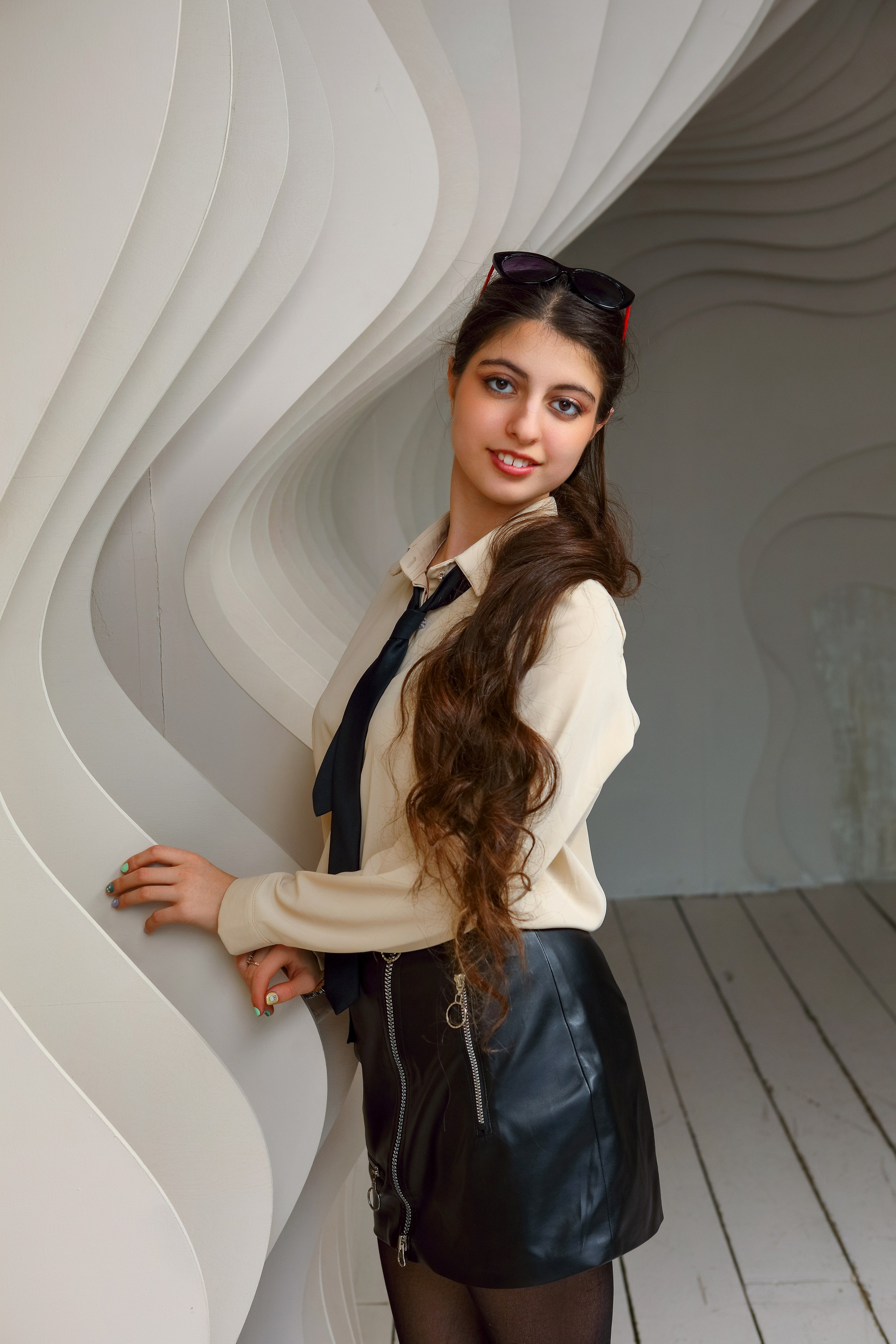 Фотосессия для выпускного альбома в Cross Studio, зал Эклипс. Первенцева Елена. Школьный фотограф в Москве и МО