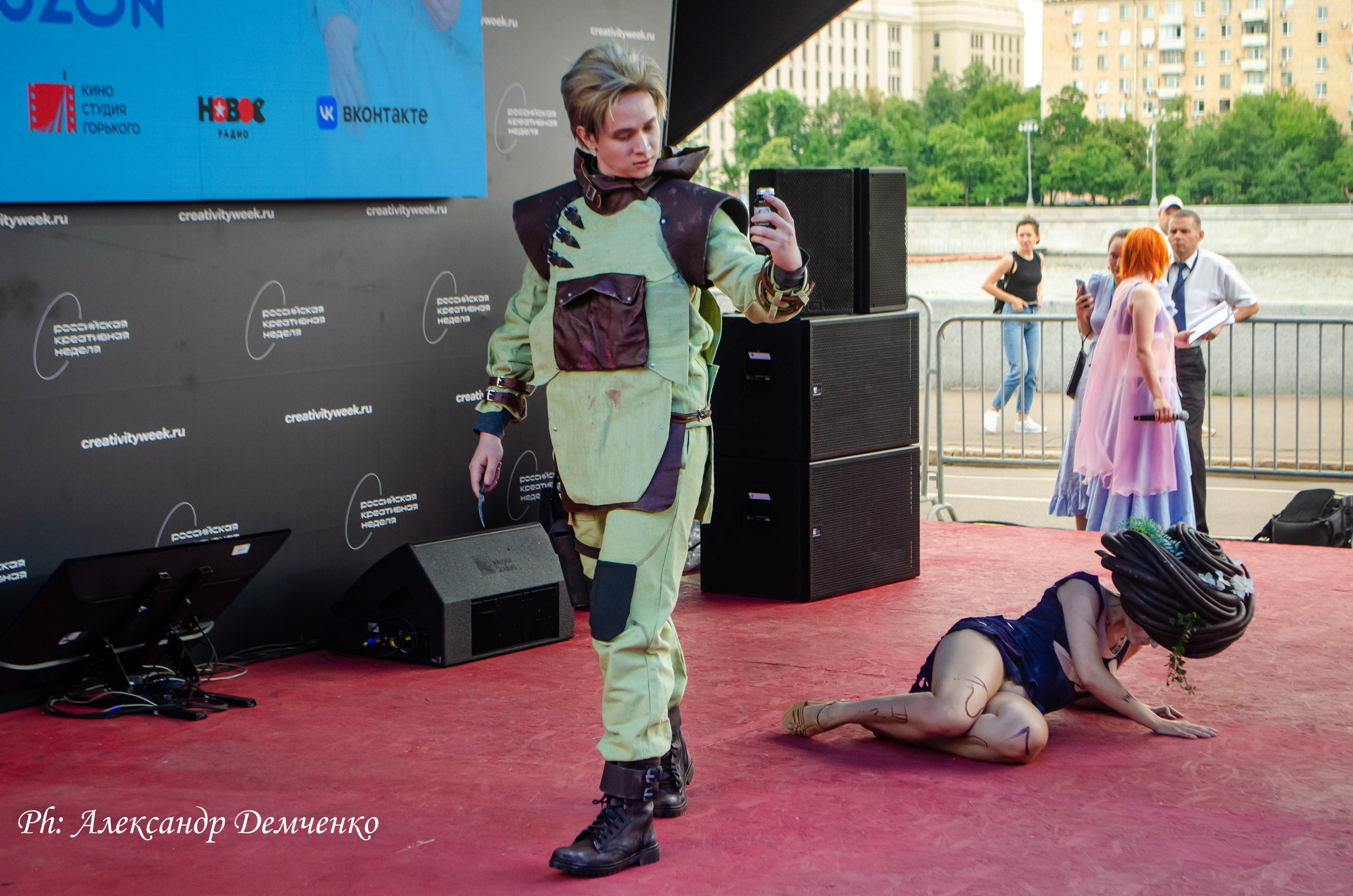 Фотосессия в Парке Горького на Лидеры молодого контента