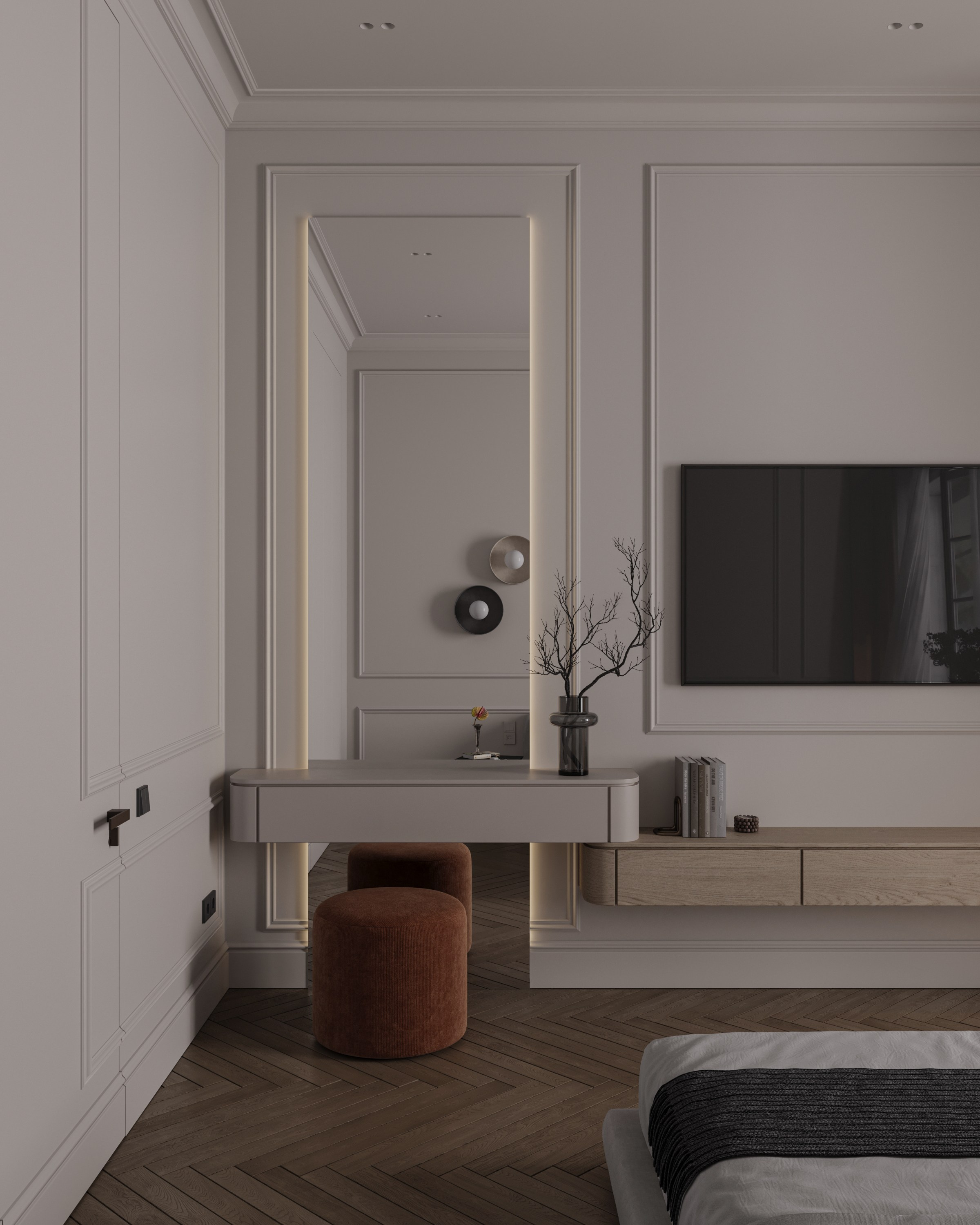 Спальня. 3D визуализатор интерьеров