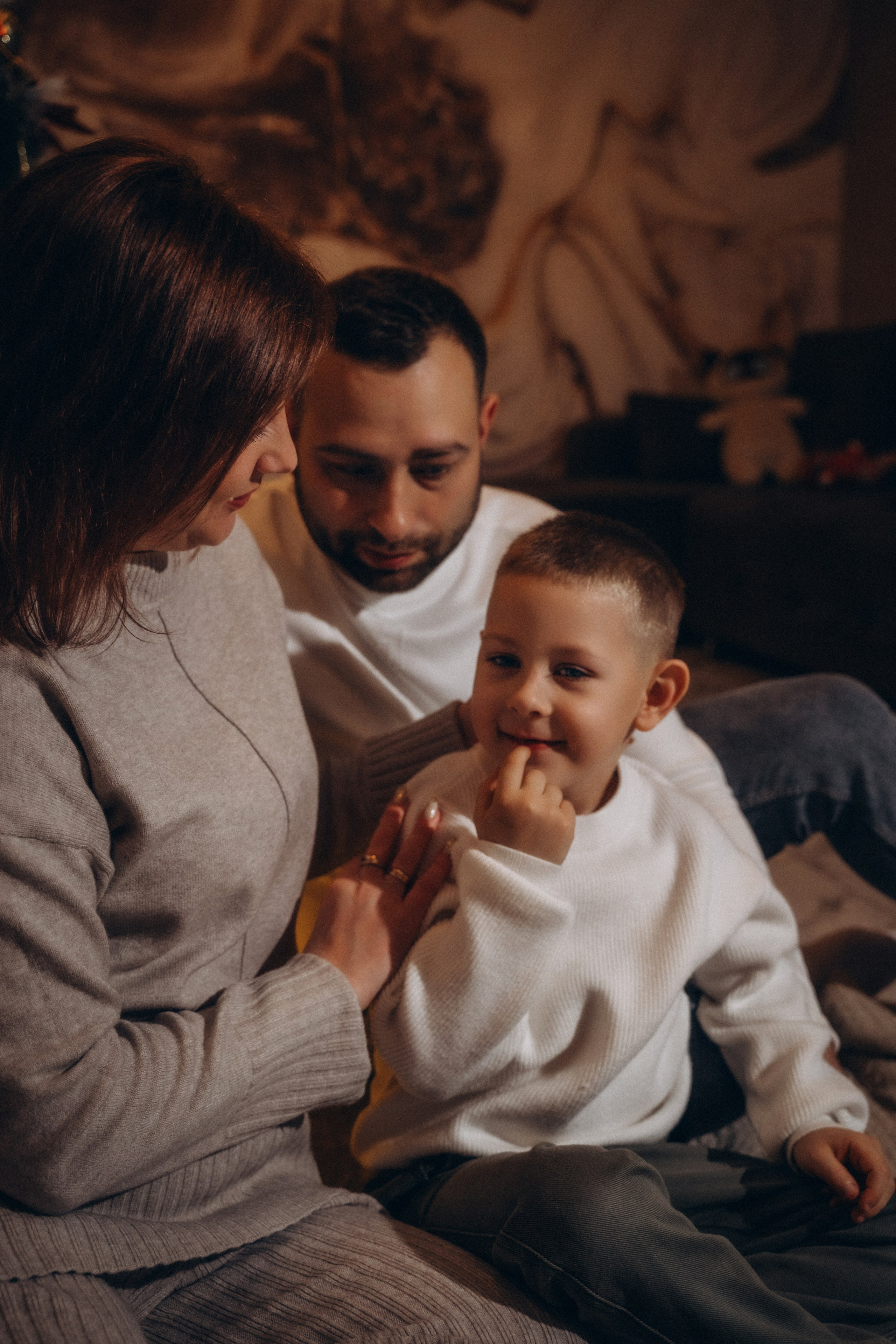 Семья Киприяновы, Новый год дома. Семейный фотограф в Белгороде Амелина Алина