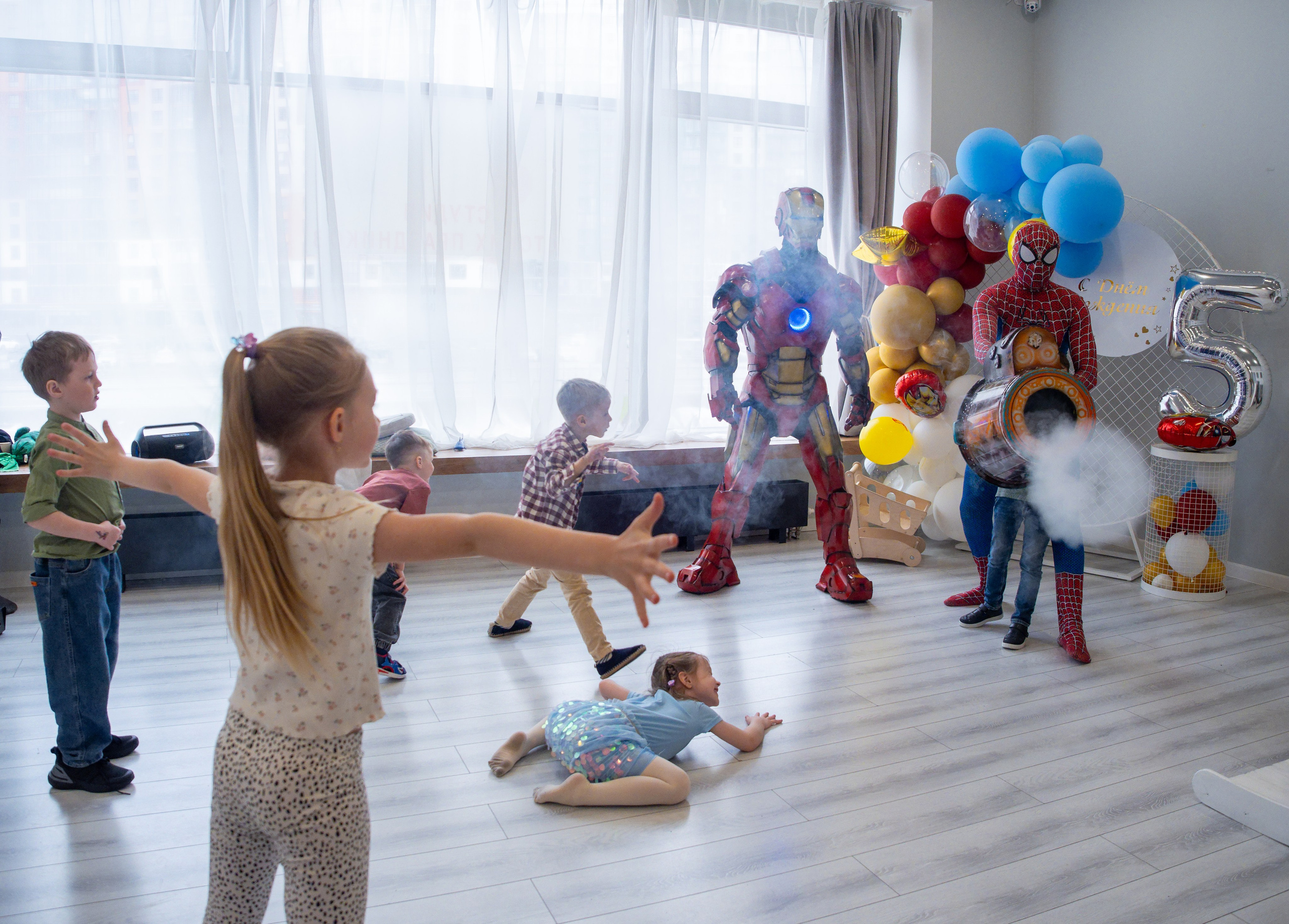 Детский праздник в Balu Loft. Репортажный и Свадебный фотограф в Санкт-Петербурге Котов Павел