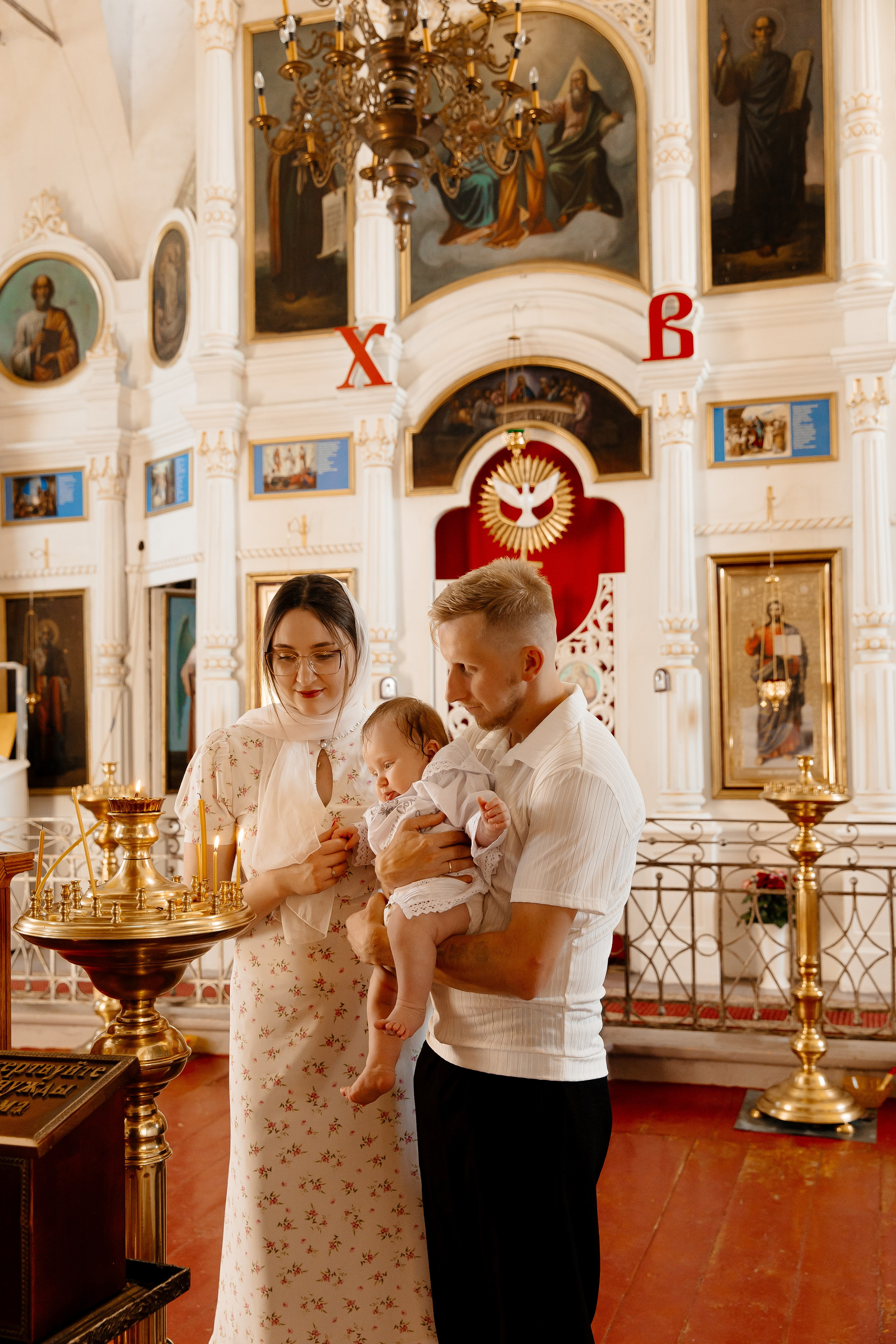 Крещение. Станица Темижбекская Церковь Михаила Архангела. Свадебный фотограф Кропоткин Краснодар
