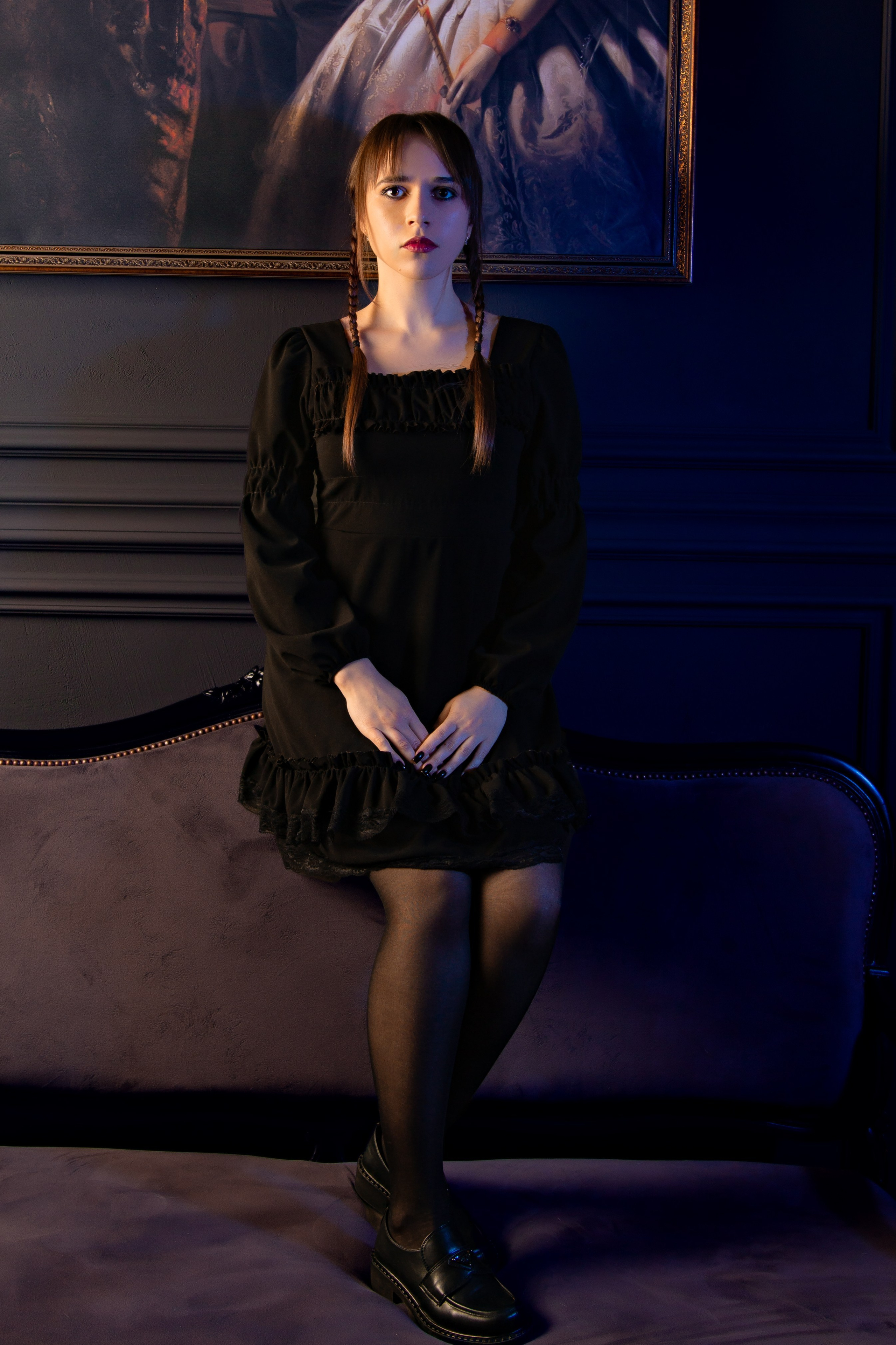 Фотосессия wednesday в студии Photohub зал Карбон