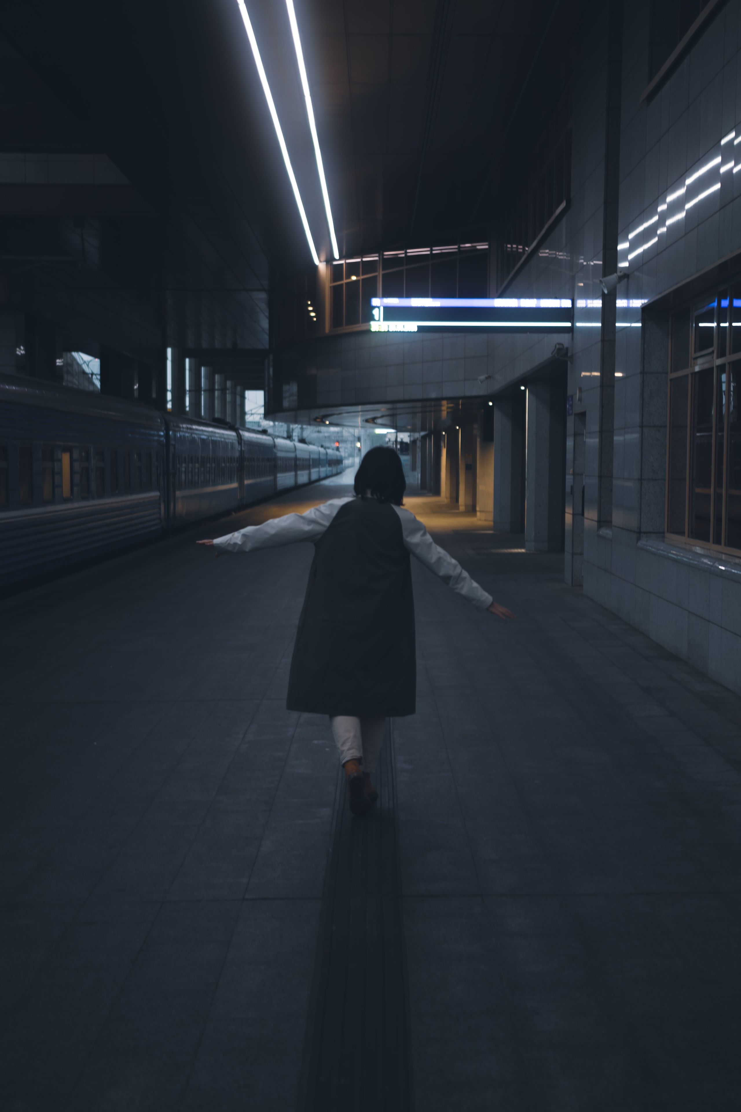 Фотосессия на вокзале