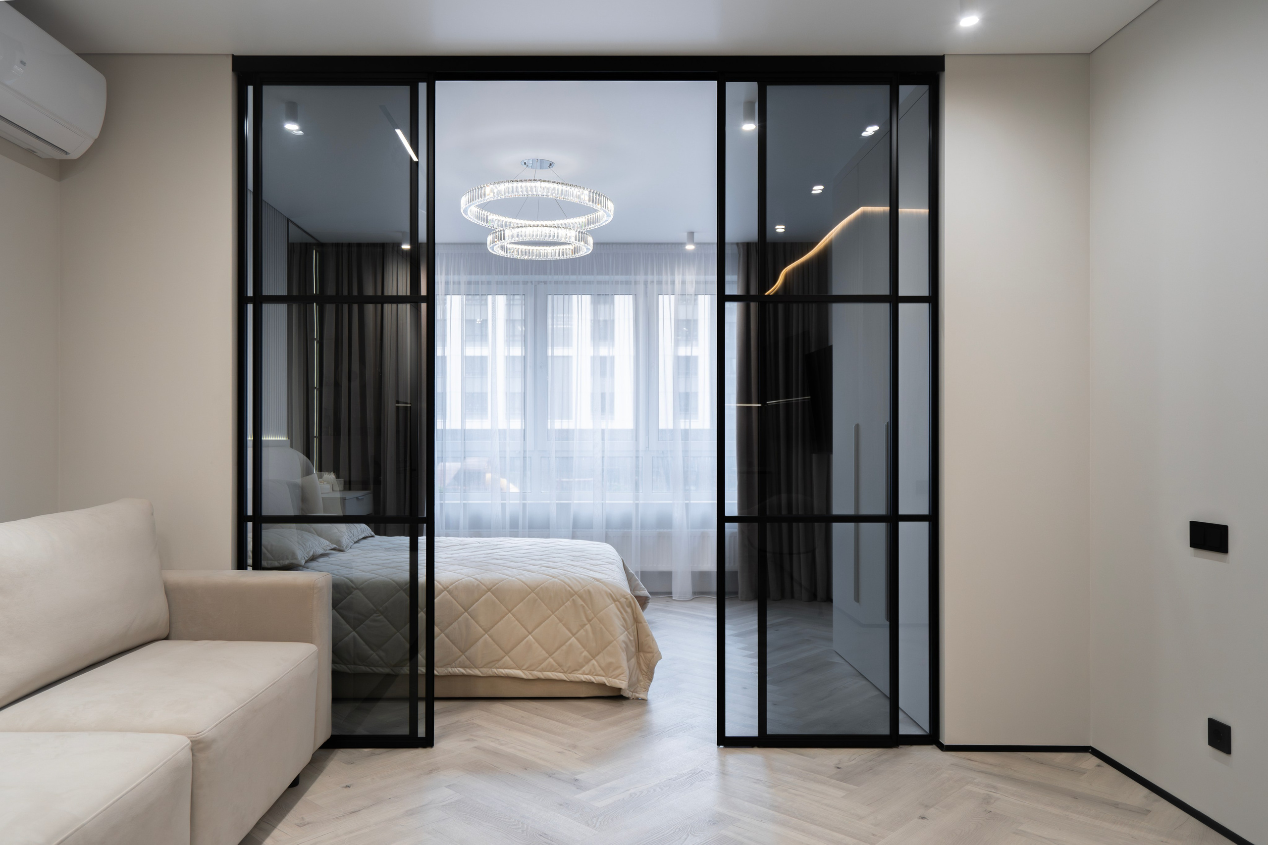 Реализация проекта ЖК Новатор 60 m² г. Уфа. Дизайн интерьера и ремонта Уфа Москва