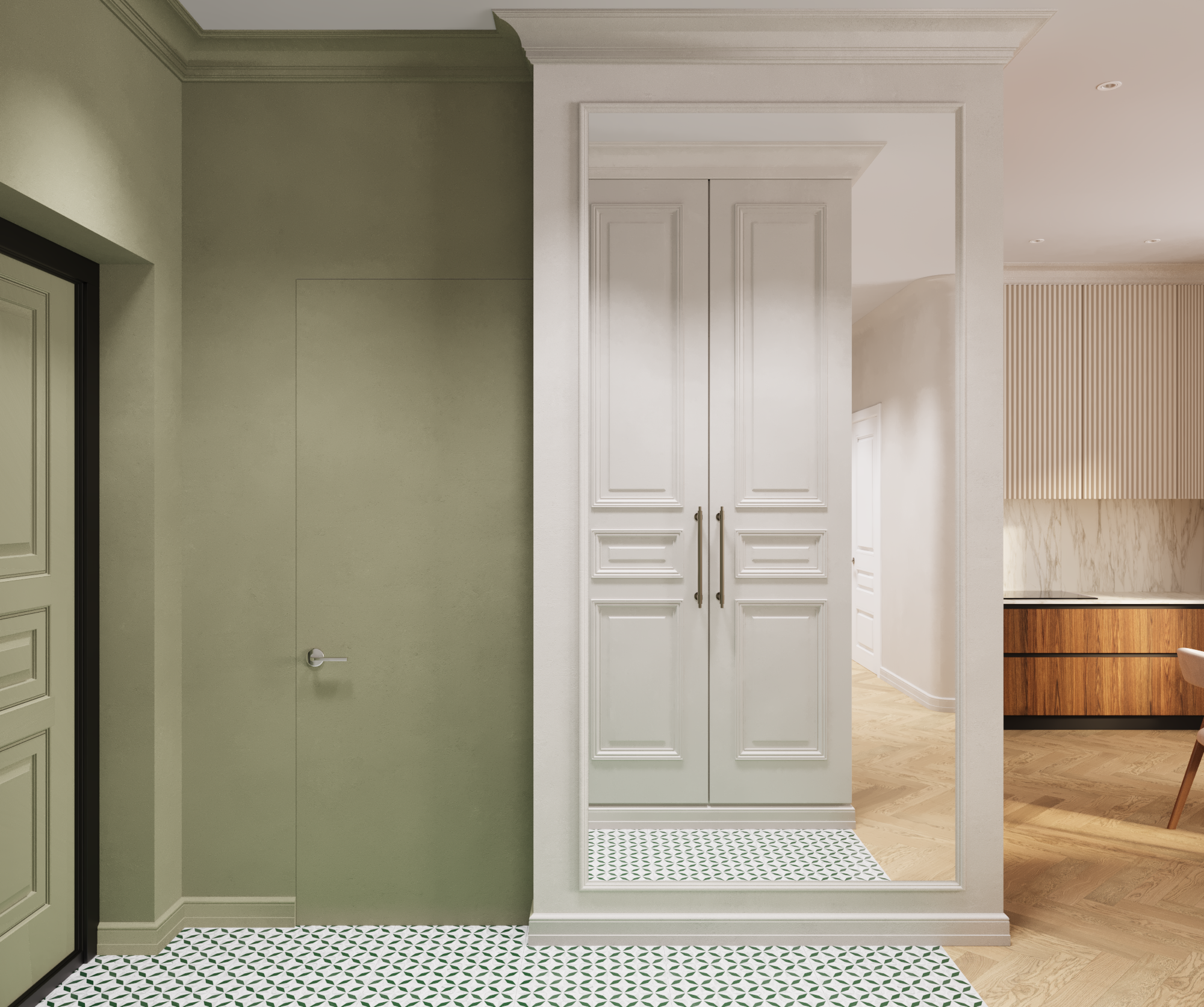 ЖК Видинеевский 78 m², г. Уфа. Дизайн интерьера и ремонта Уфа Москва