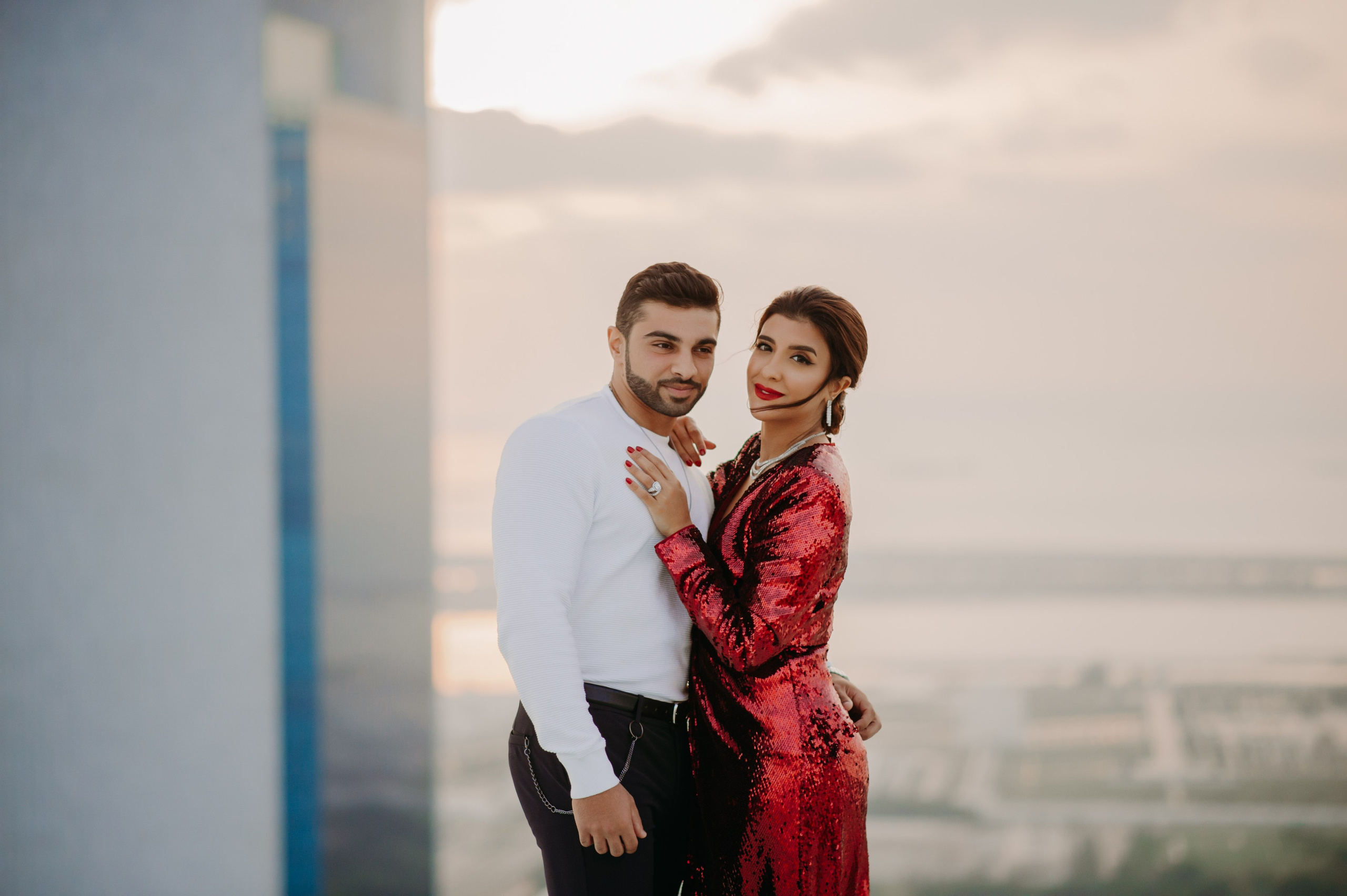 Love Story на высоте (Абу Даби). Фотограф в Москве и Санкт-Петербурге Дарина