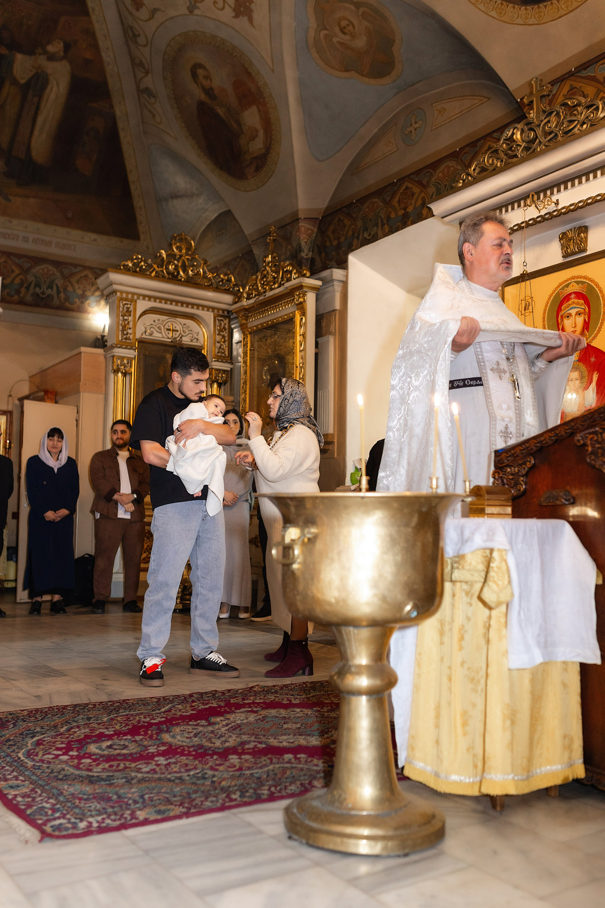 Таинство крещения Лилии. Фотограф в Железнодорожном и Балашихе