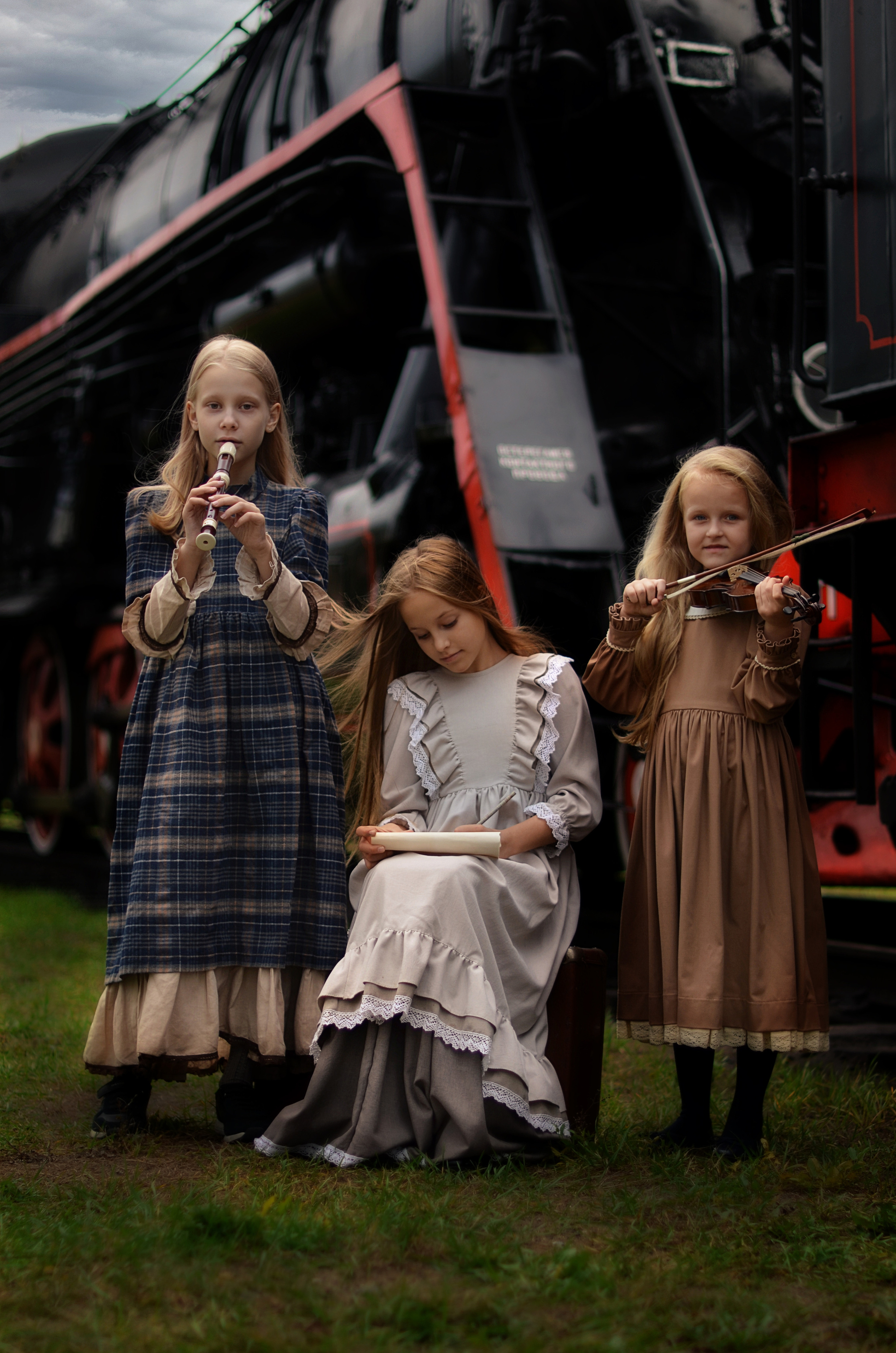 Паровозное депо. Детский фотограф в Москве