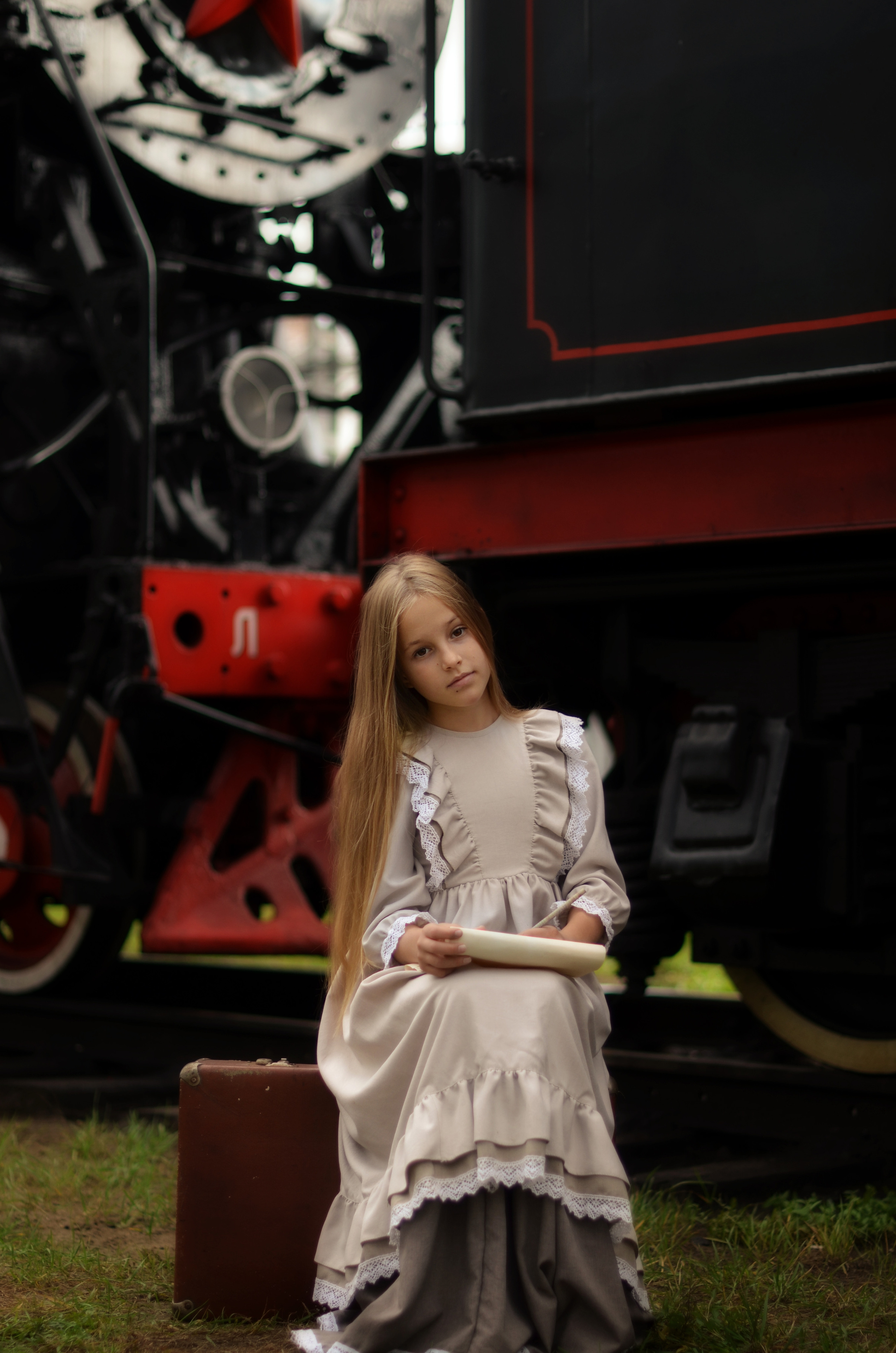 Паровозное депо. Детский фотограф в Москве